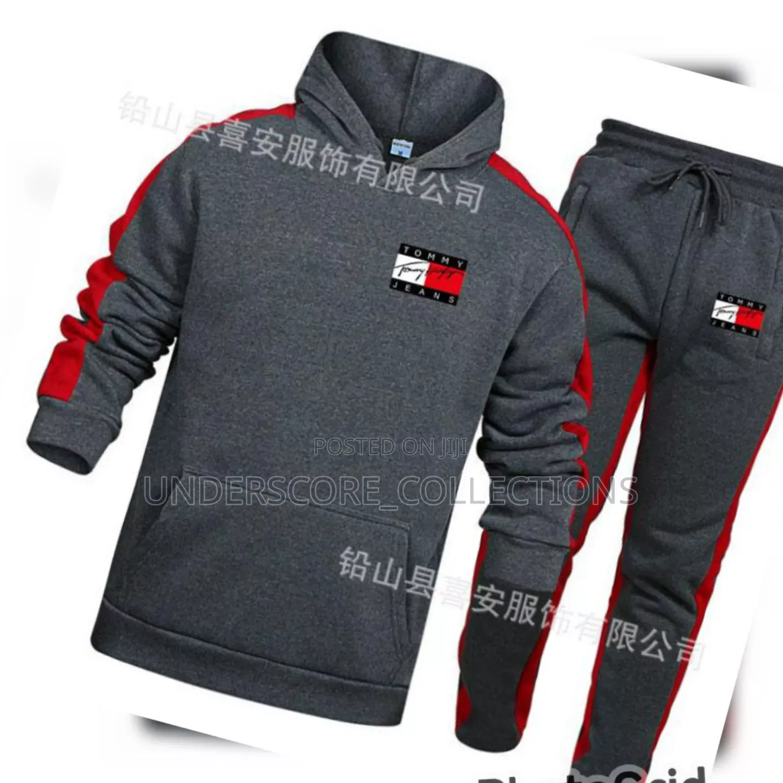 Gray Tommy Hilfiger Men's Track Suits