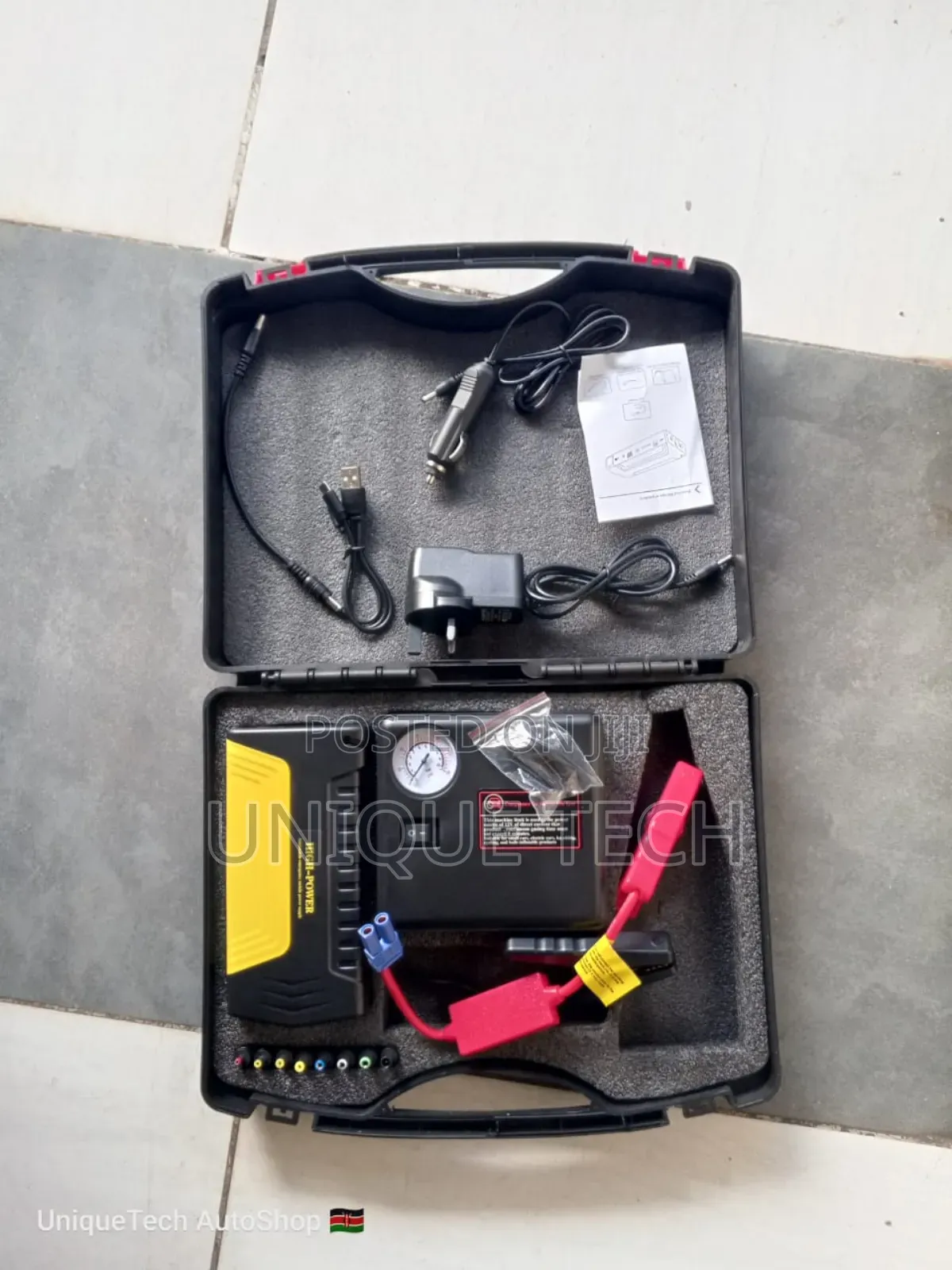 12v Car Jumpstarter With Power Bank Inflator