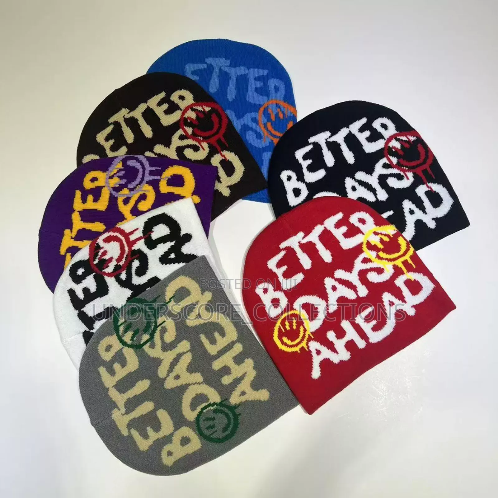 Warm Hats With Graffiti