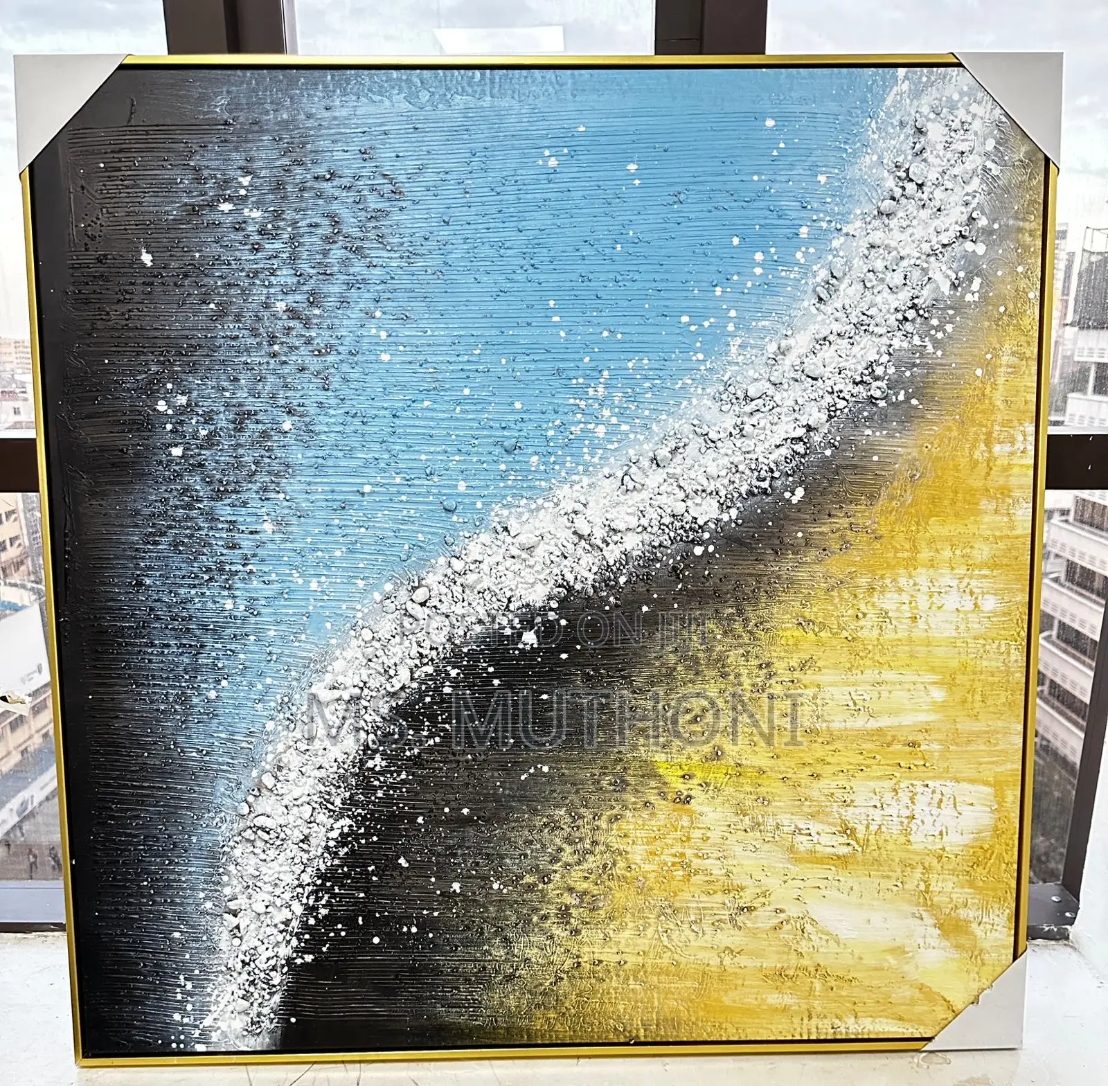 Classic Textured Canvas Oil Painting Size:100*100cm
