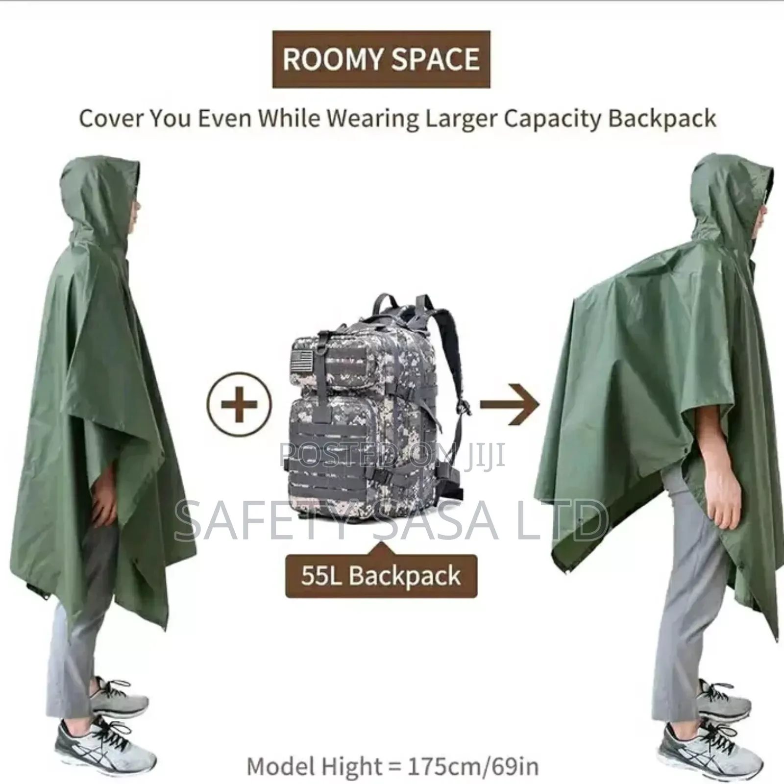 Poncho Rain Coat