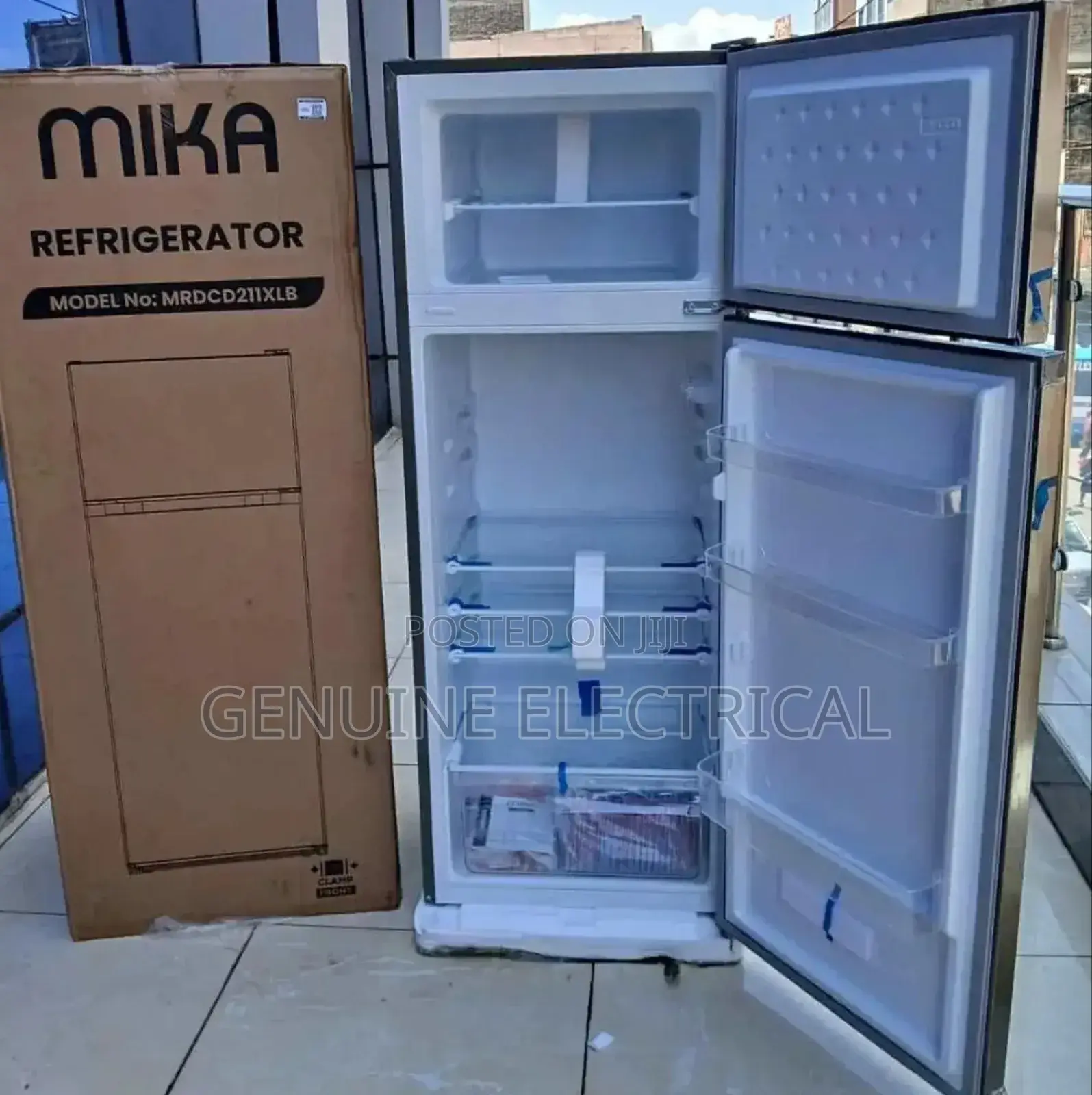 Mika 211 Litres Double Door Refrigerator (Mrdcd211xlb)