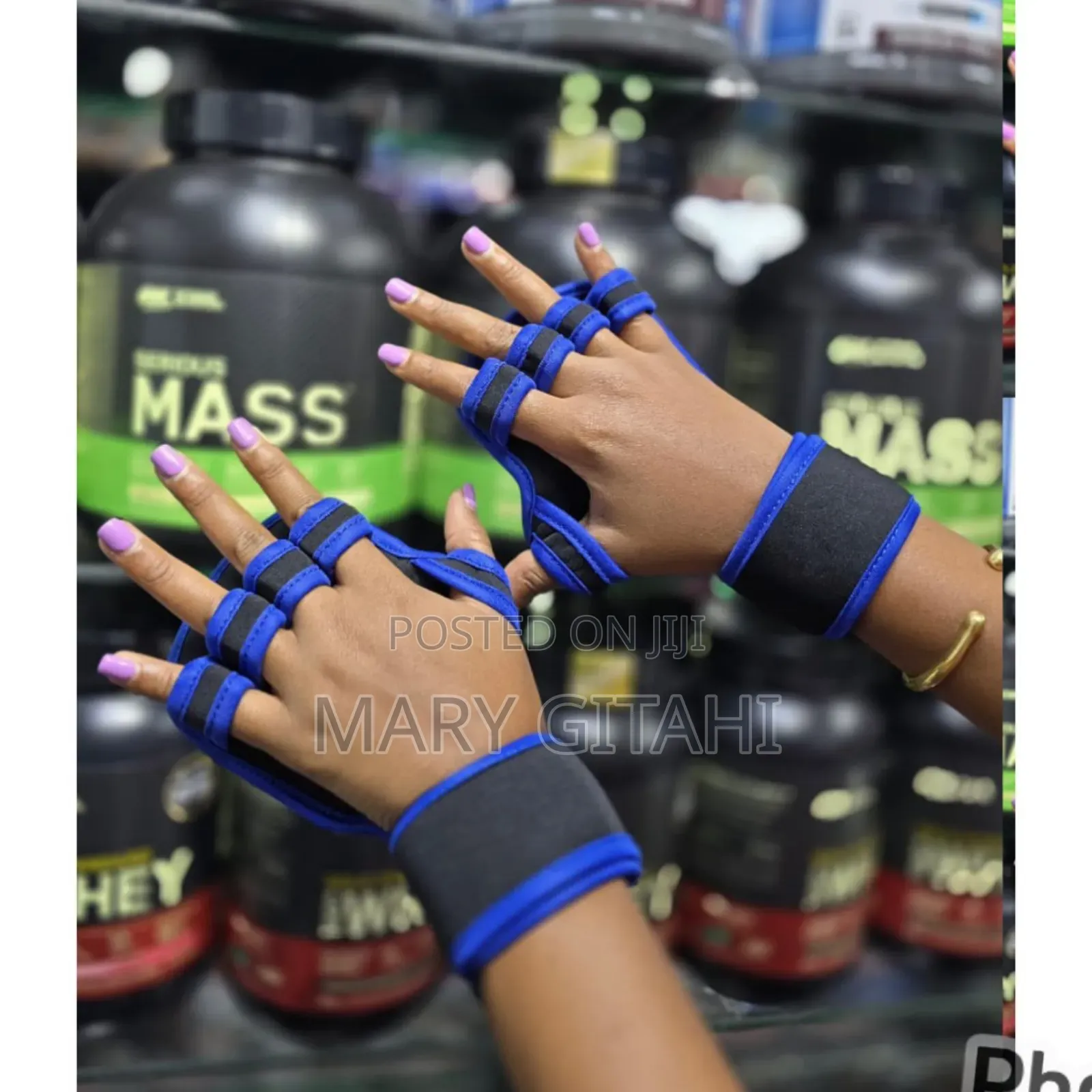Gym Gloves
Sizes M,L and Xl