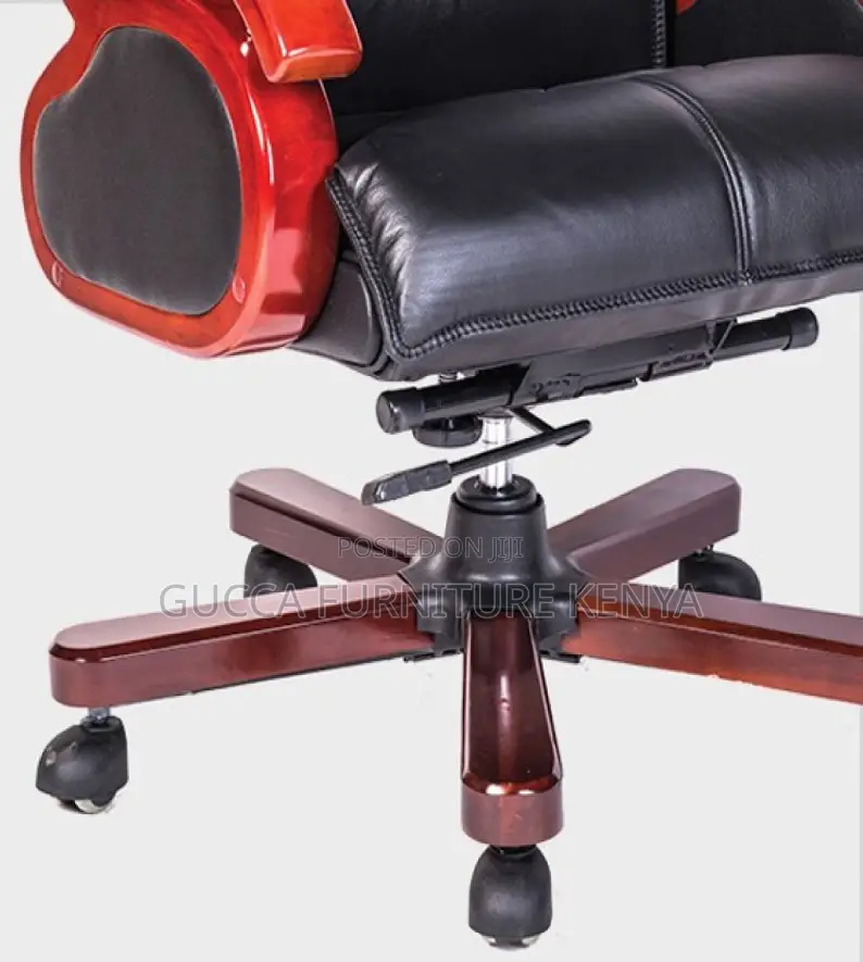Office Chairs: Modern Director's Leather High Back Chair