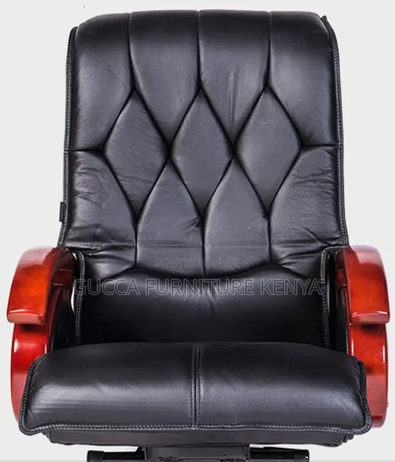 Office Chairs: Modern Director's Leather High Back Chair