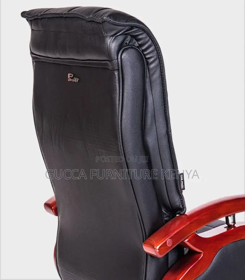 Office Chairs: Modern Director's Leather High Back Chair