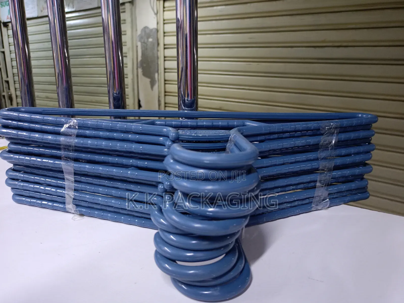 Blue Hard Material Hangers 120pcs