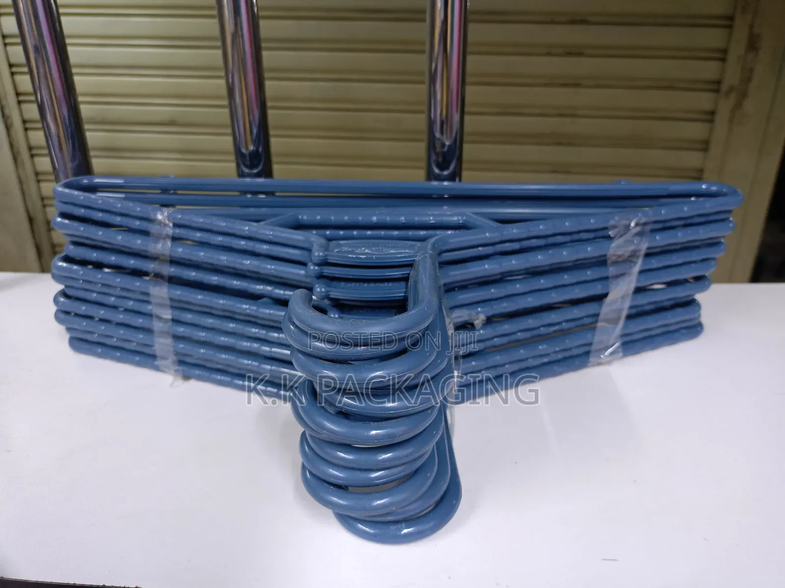 Blue Hard Material Hangers 120pcs
