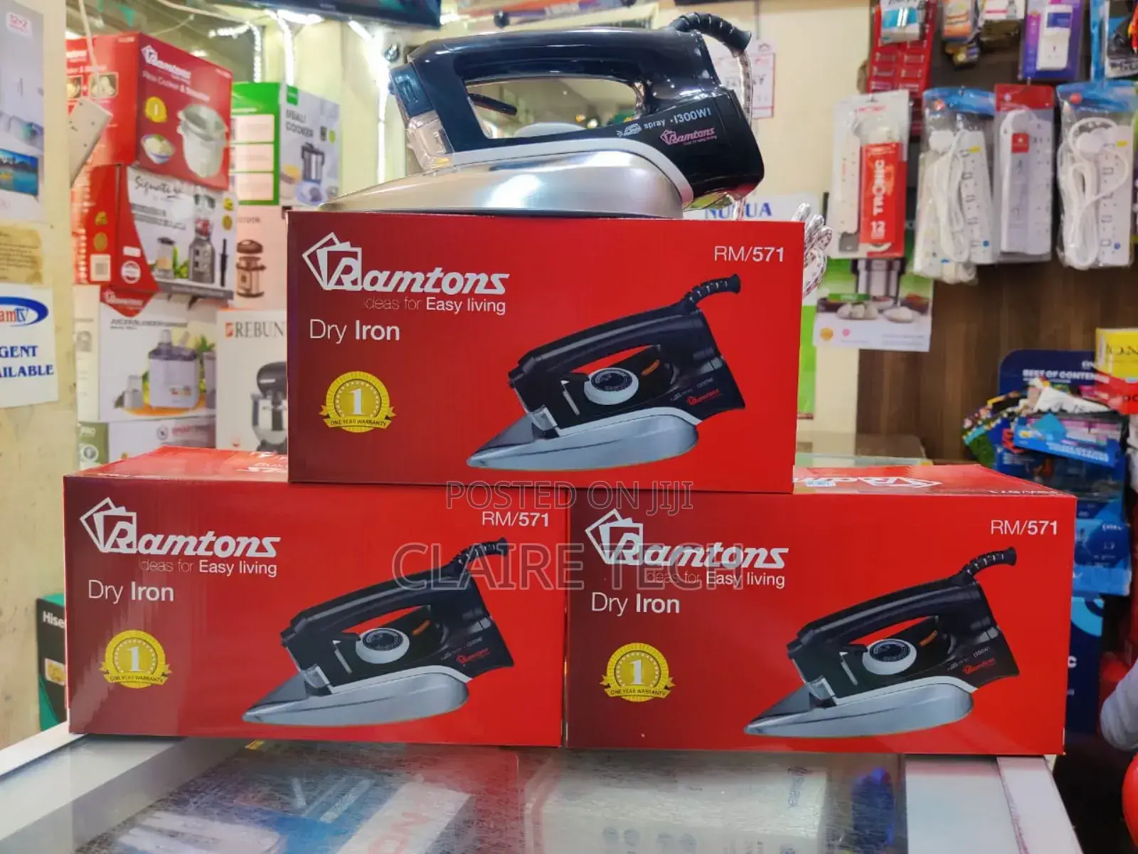 Ramtons Dry Iron Non Stick Soleplate With Lrm571