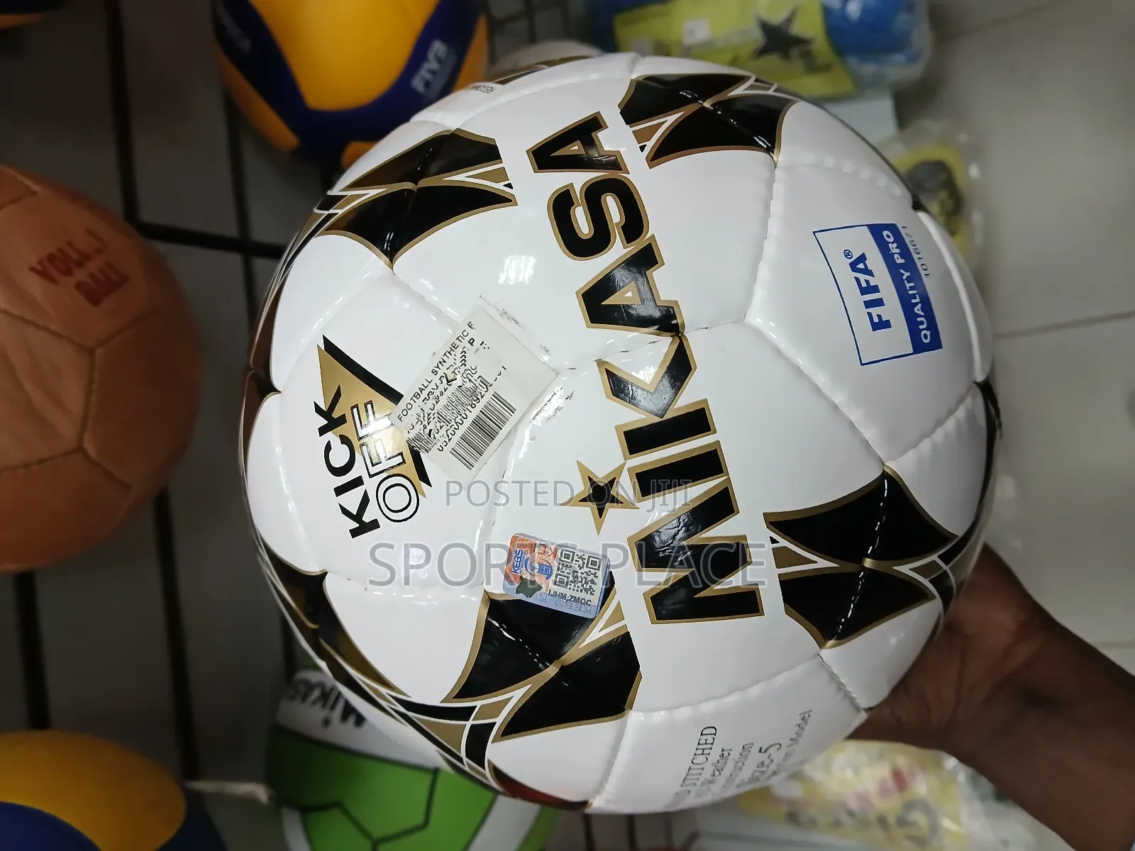 100% Original Mikasa PKC Br 55 Football Soccer Ball