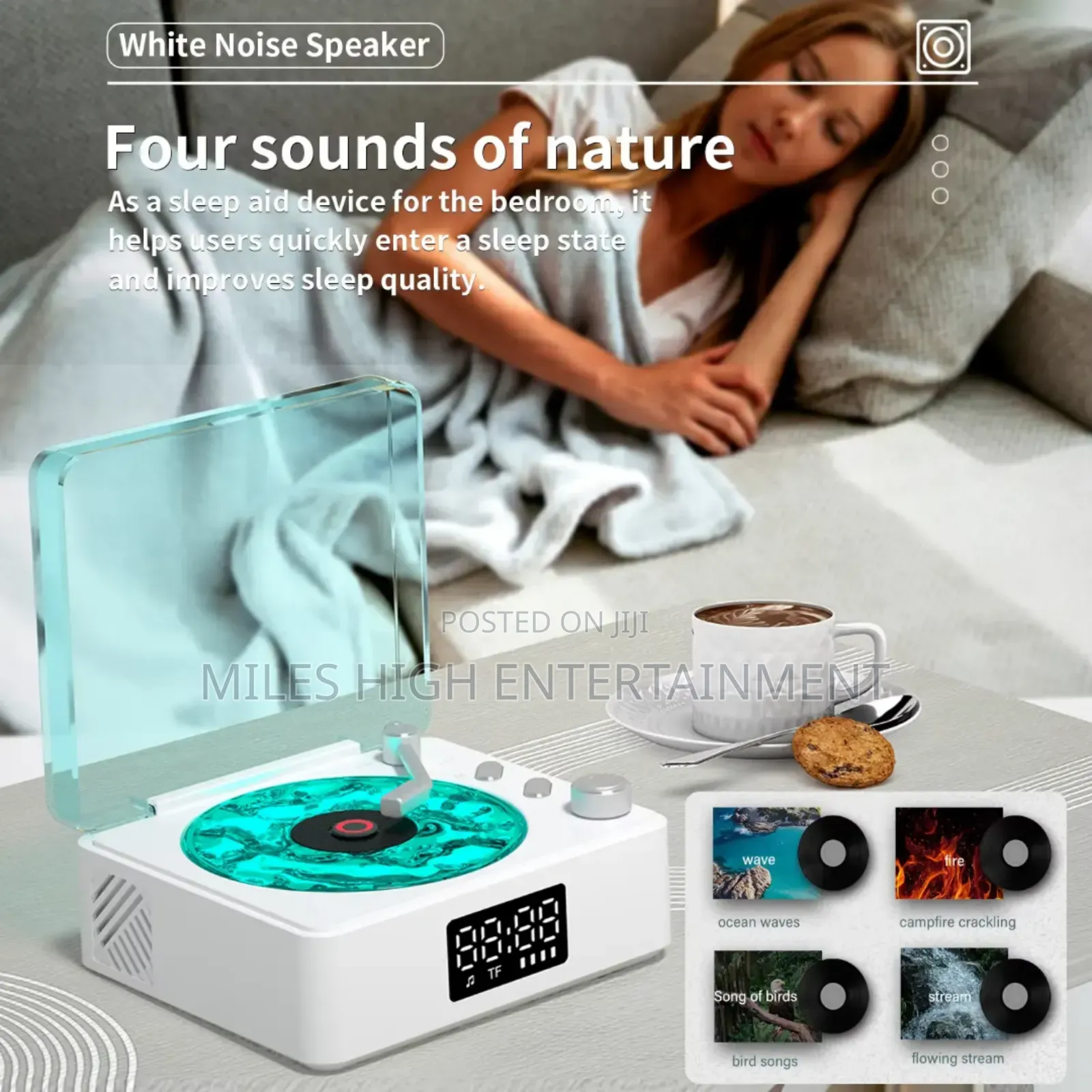 Vintage Bluetooth Player With Led