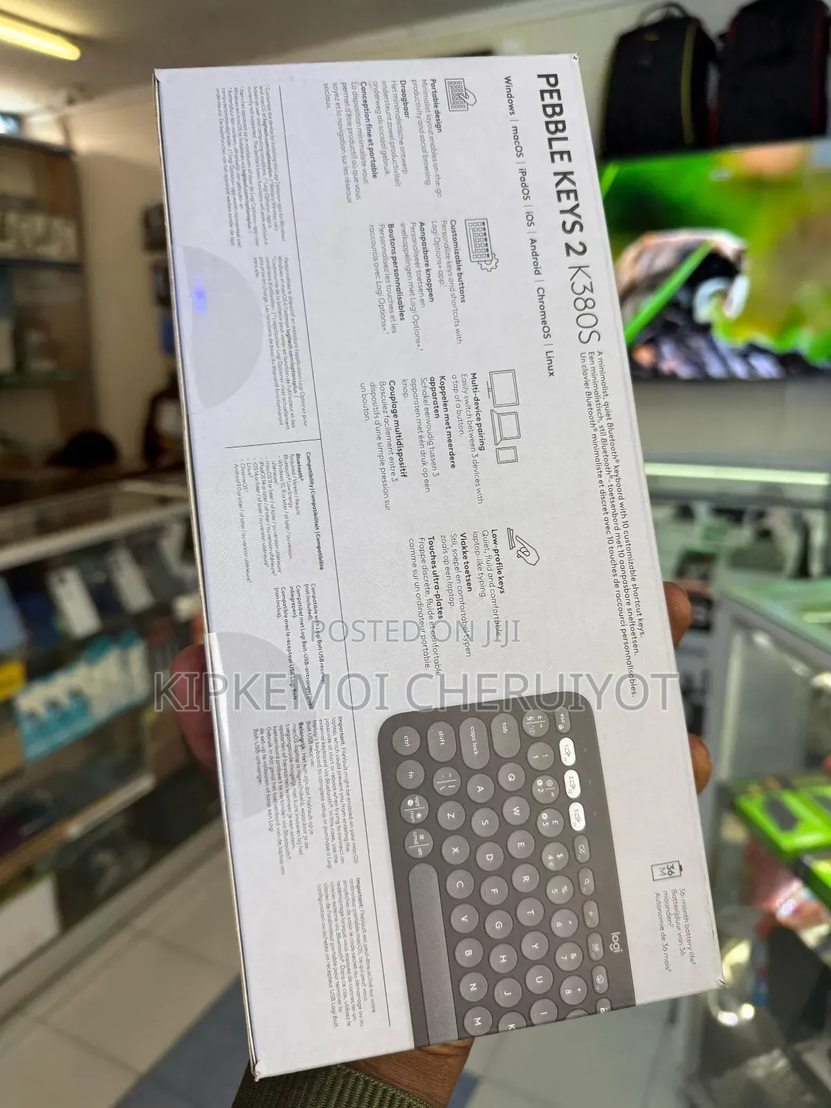 Logitech Pebble Keys 2 K380s
