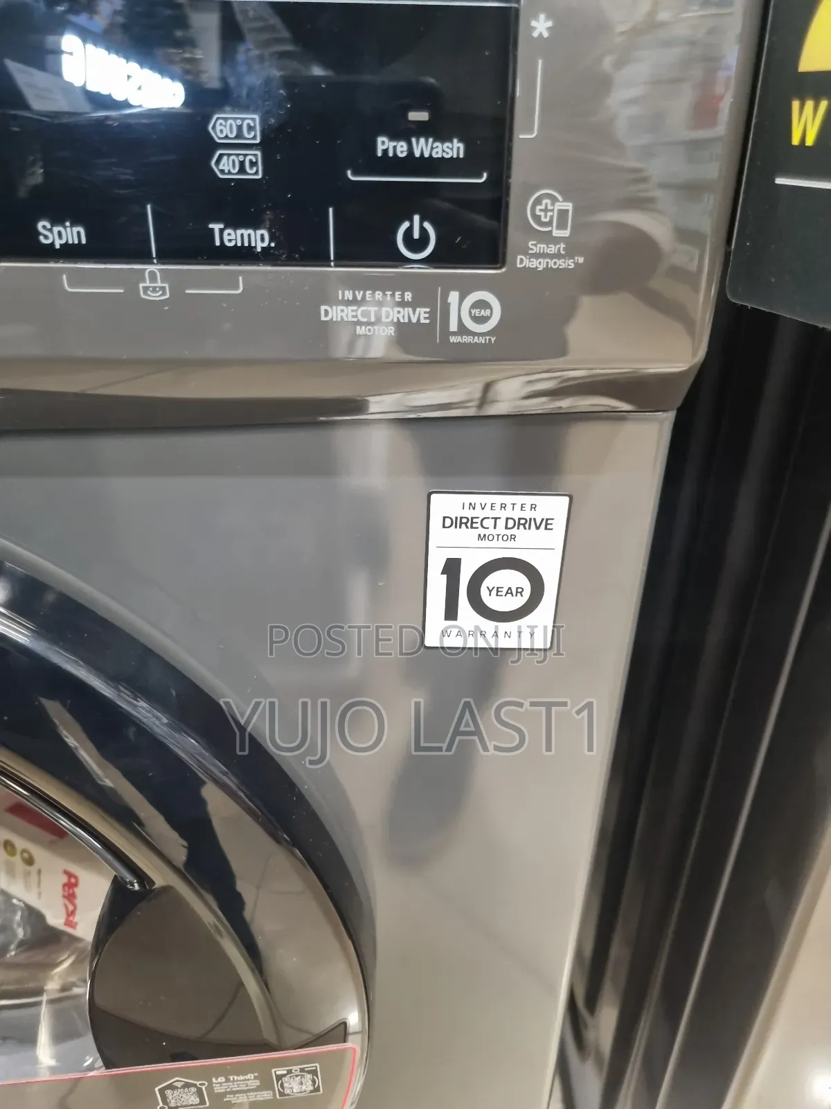 Lg F4j3tyg6j Front Load Washing Machine, 8kg -