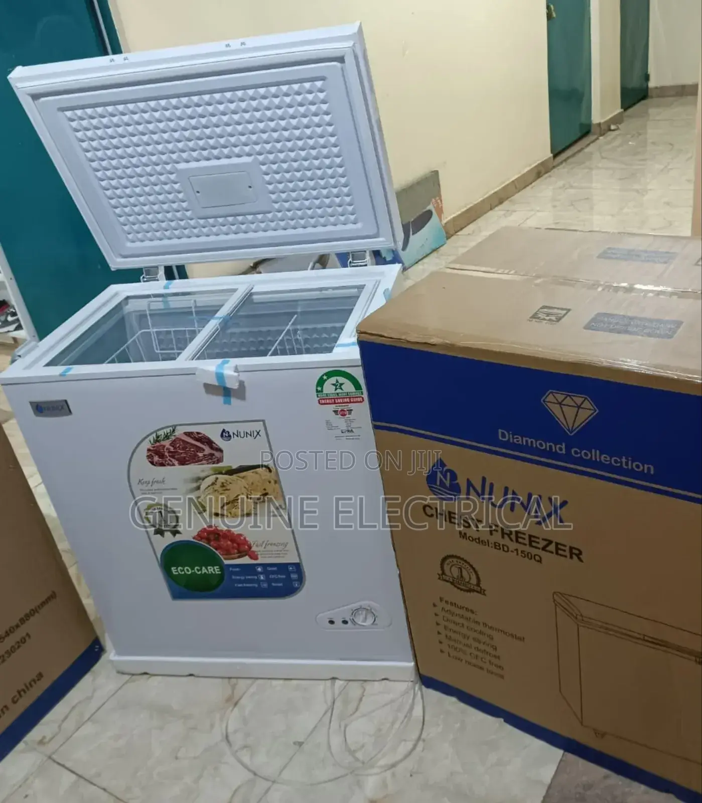 Nunix 150l Chest Freezer -Bd-150q