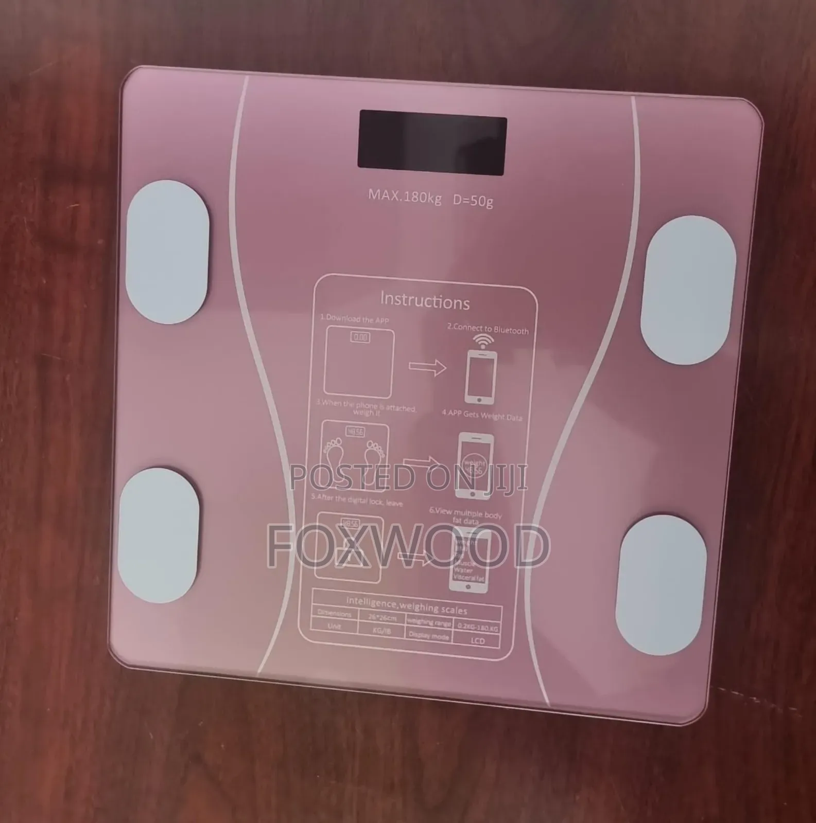 LCD Bluetooth Personal Smart Weighing Scale