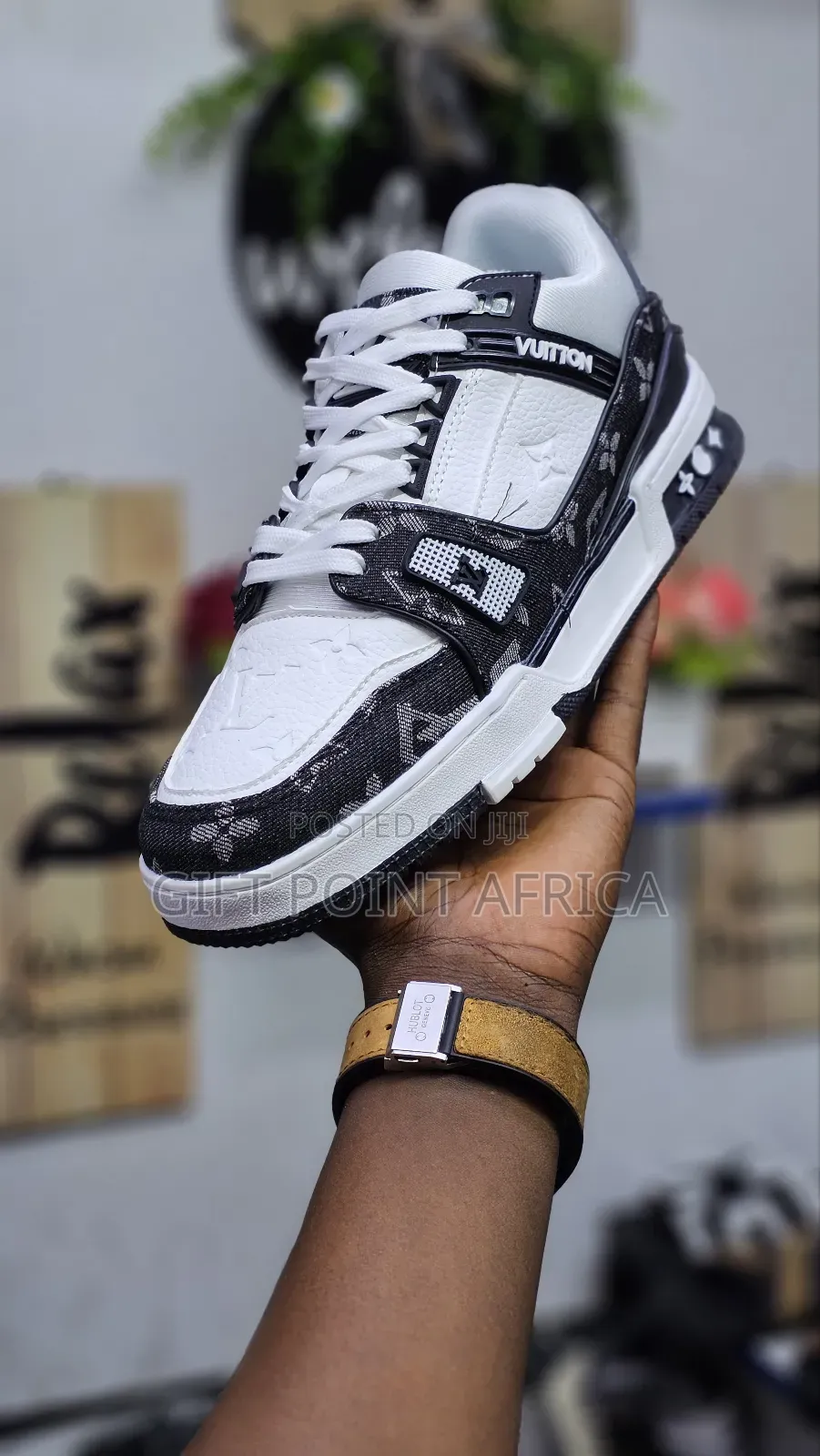 Louis Vuitton Denim Unisex Sneakers