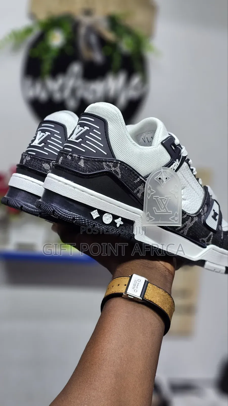 Louis Vuitton Denim Unisex Sneakers