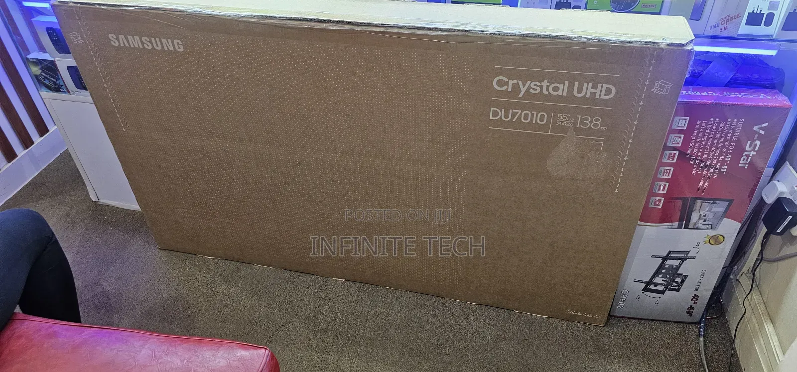 Samsung 55′′ Du7010 Crystal Uhd Smart Tv (2024)