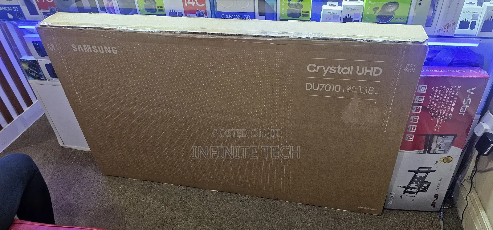Samsung 55′′ Du7010 Crystal Uhd Smart Tv (2024)
