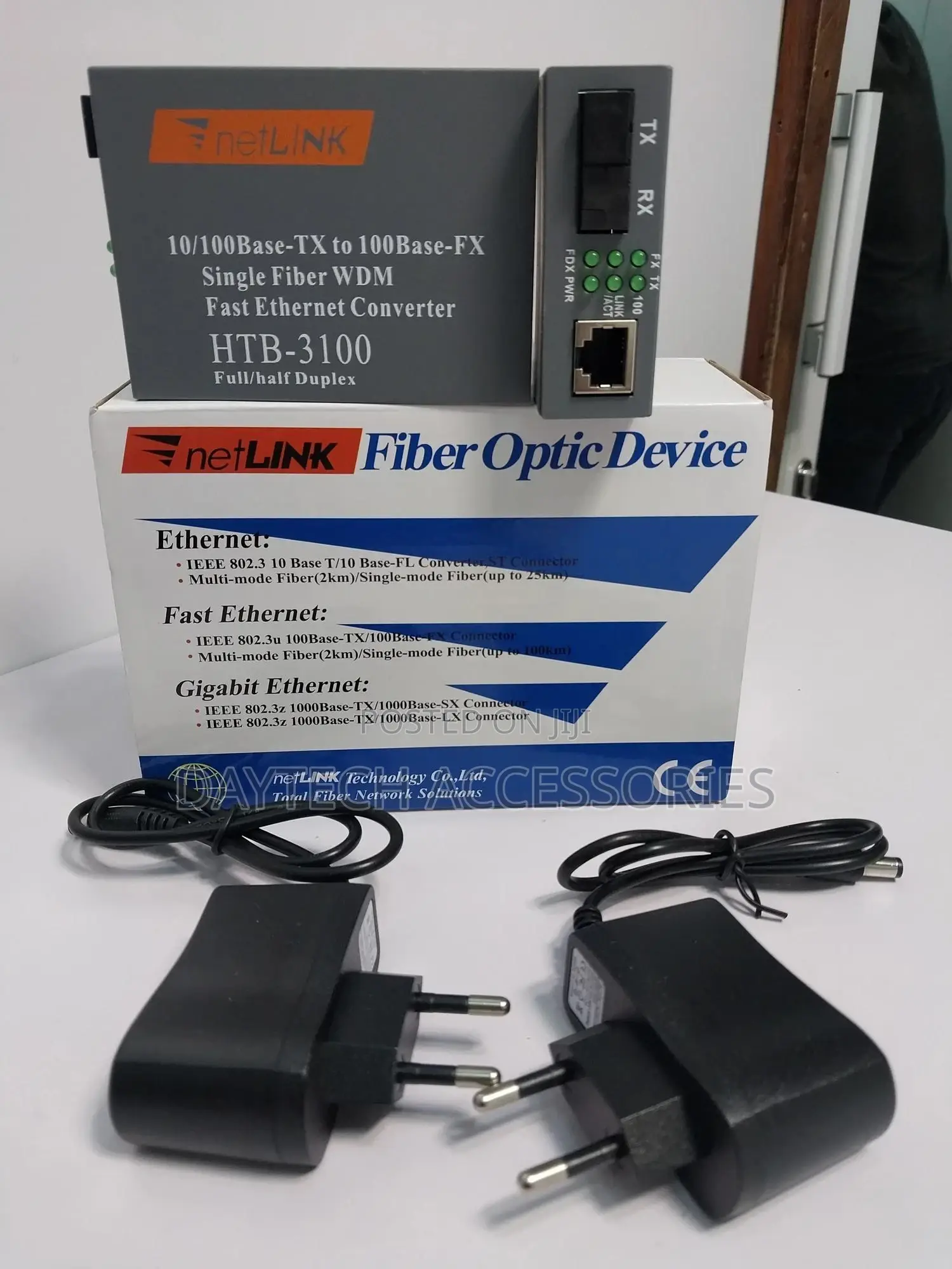 Netlink Optic Fiber Media Converter HTB-3100s-25km