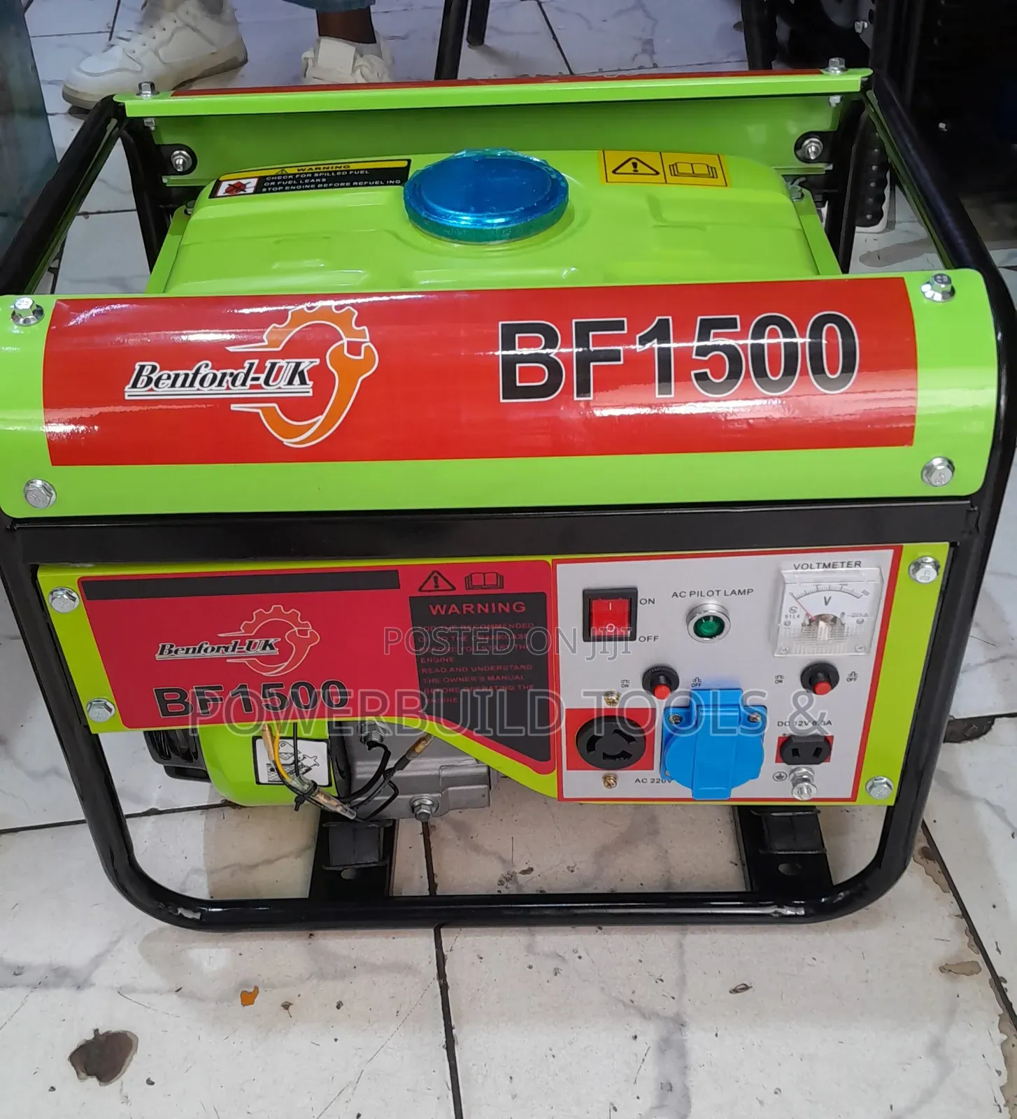 Benford Uk 1.5kva (3.5hp) Petrol Generator
