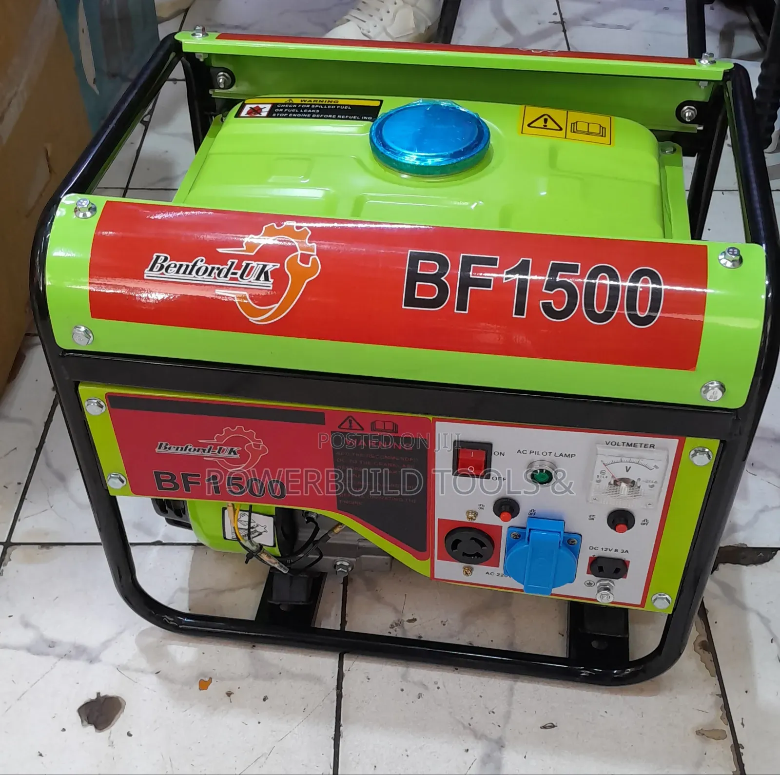 Benford Uk 1.5kva (3.5hp) Petrol Generator