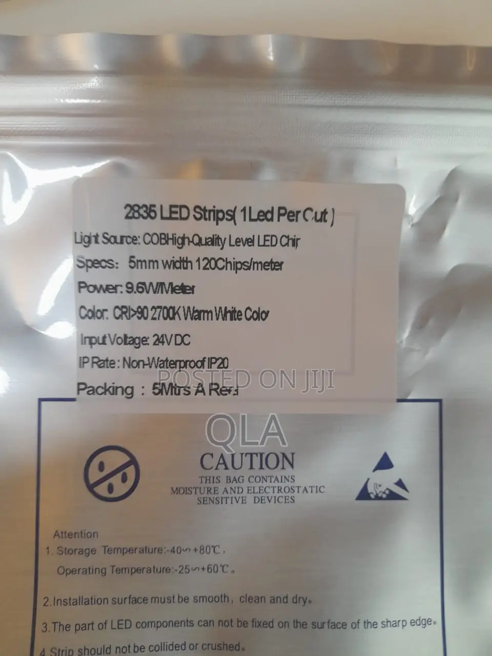 Cob High Quality Striplight Warmwhite, 5m/Roll