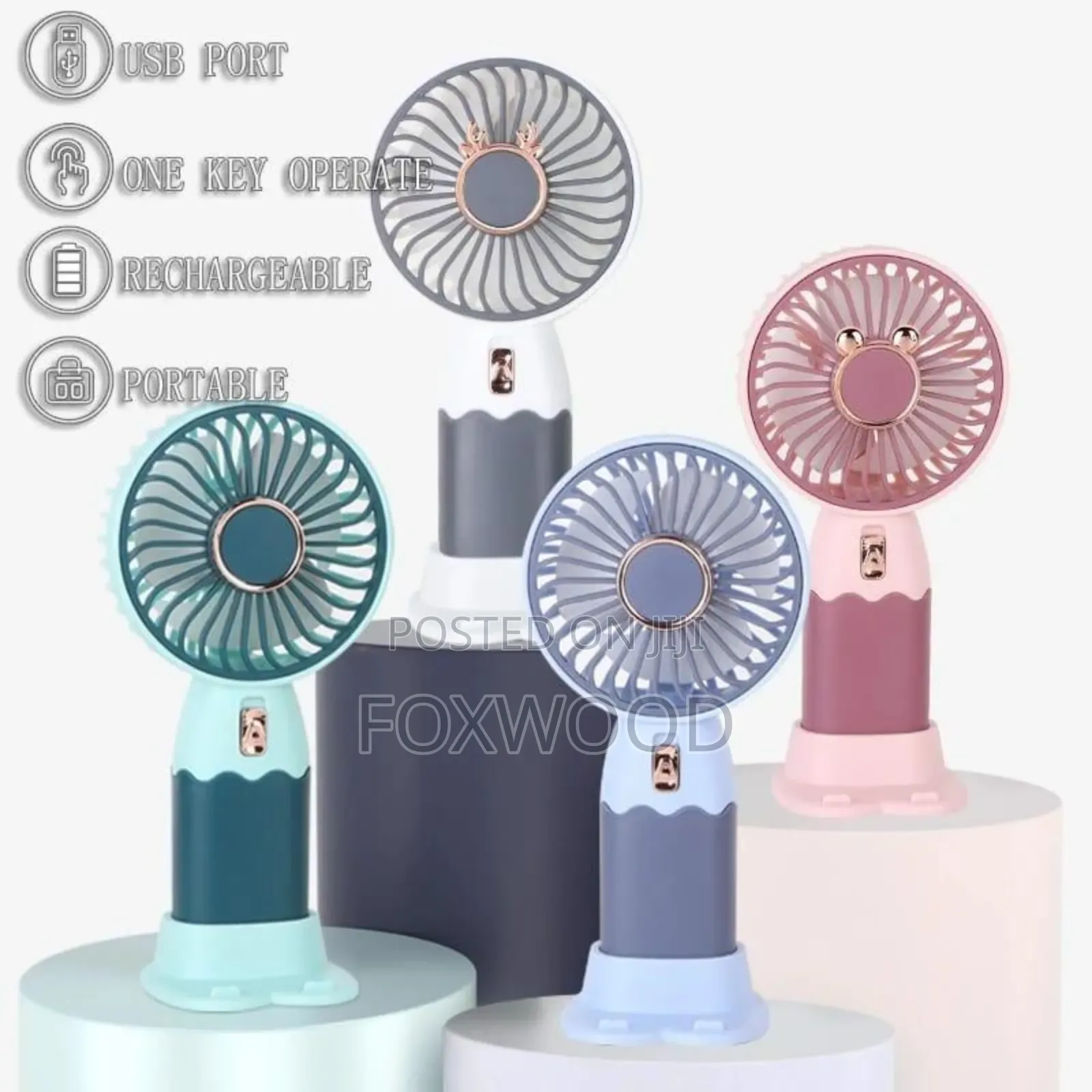 Rechargeable Handheld Portable Mini Fan