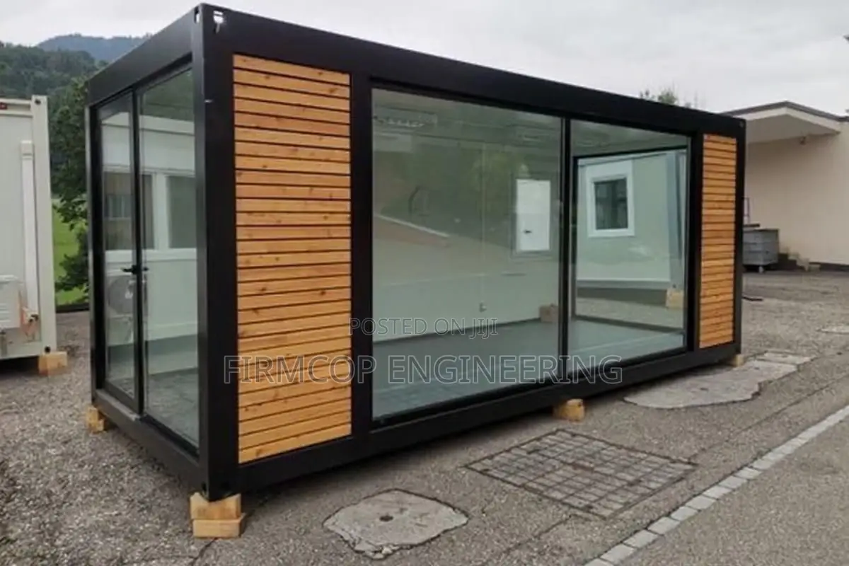Container Studio Model-Wood Cladded