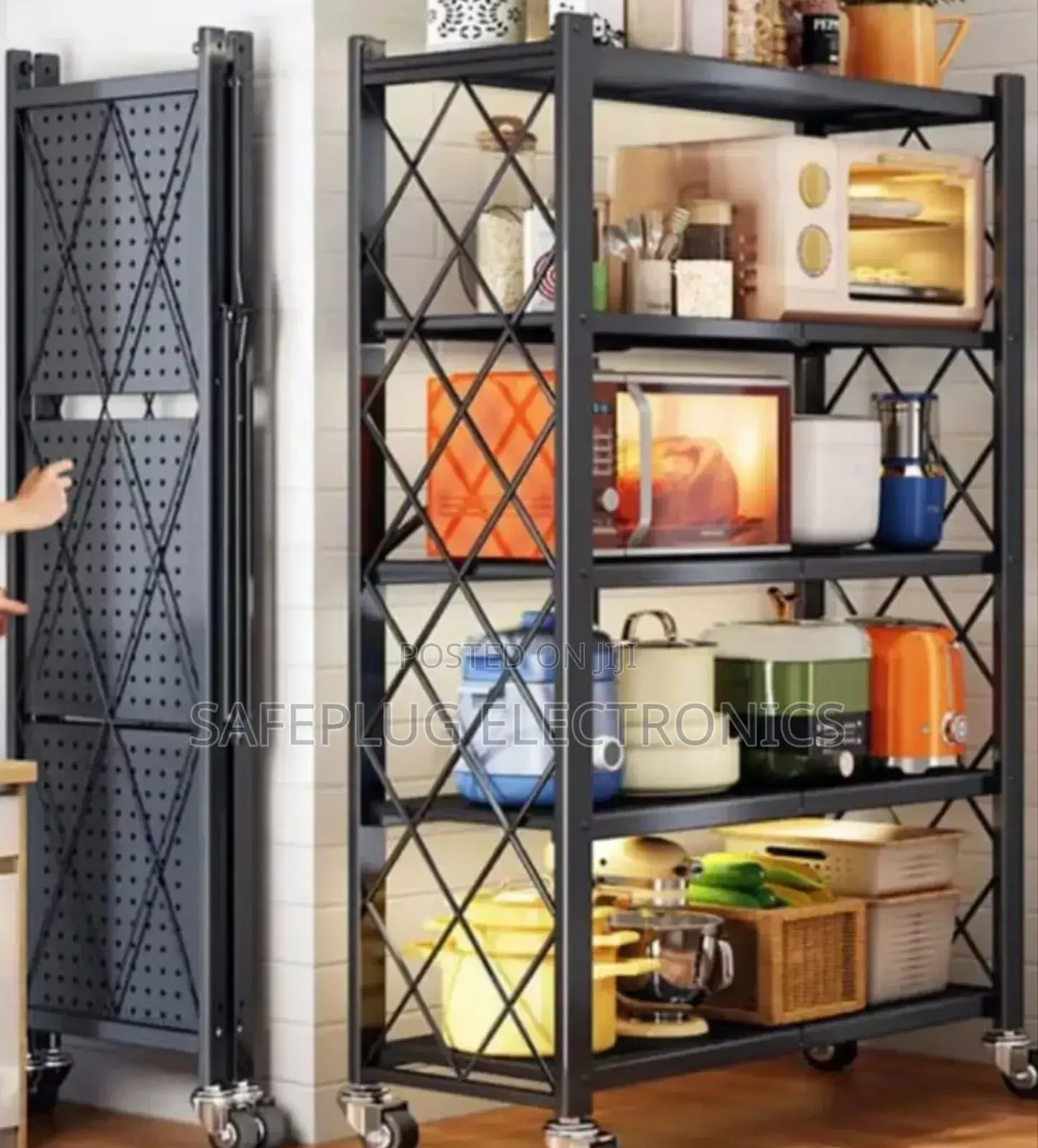 4 Tier Kitchen Rack Organizer Shelf