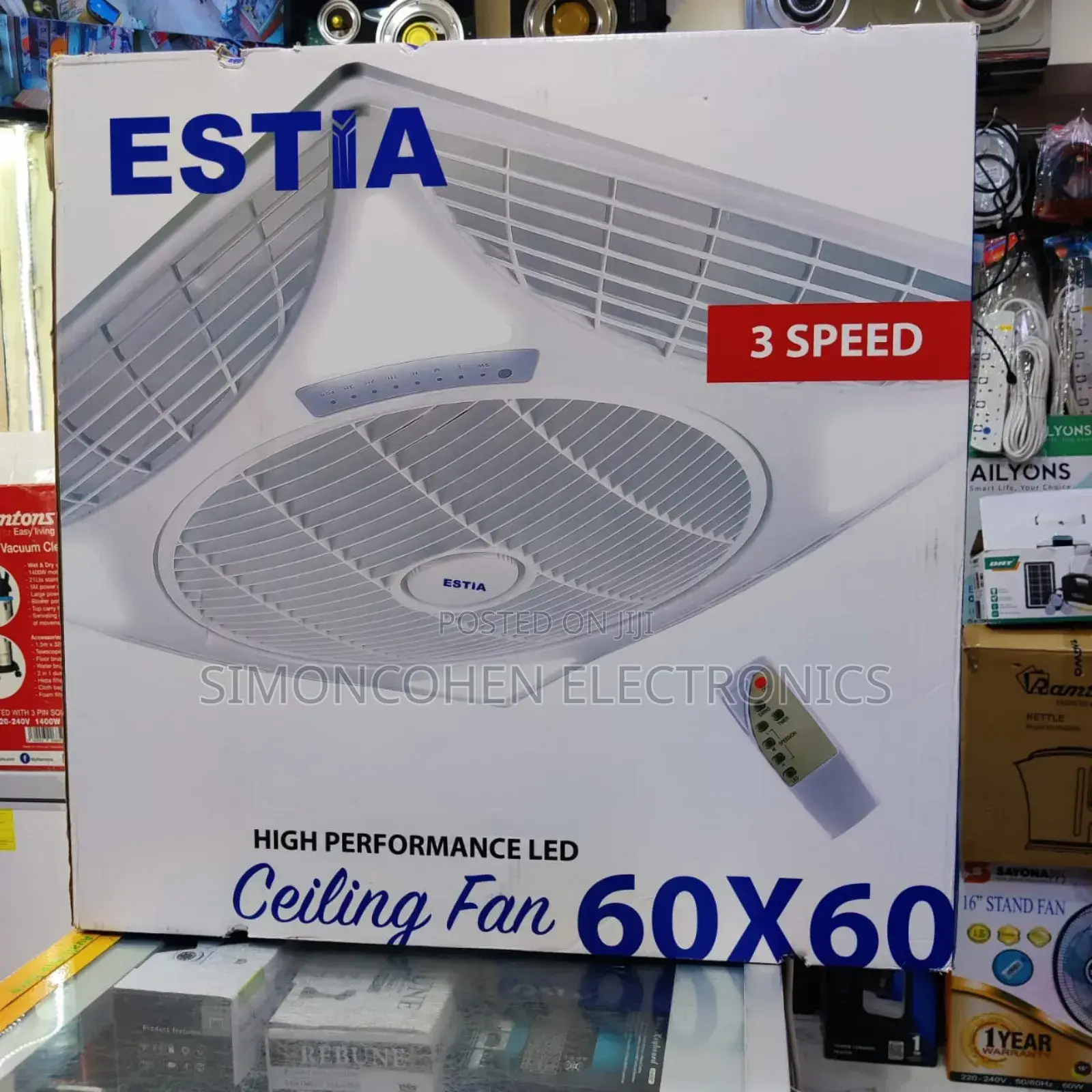 Estia Recessed Ceiling Louver Fan
