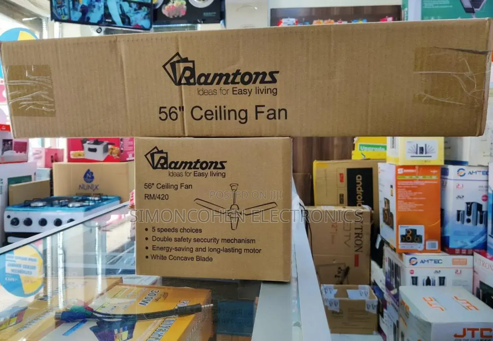 Ramtons Ceiling Fan 56 Inches