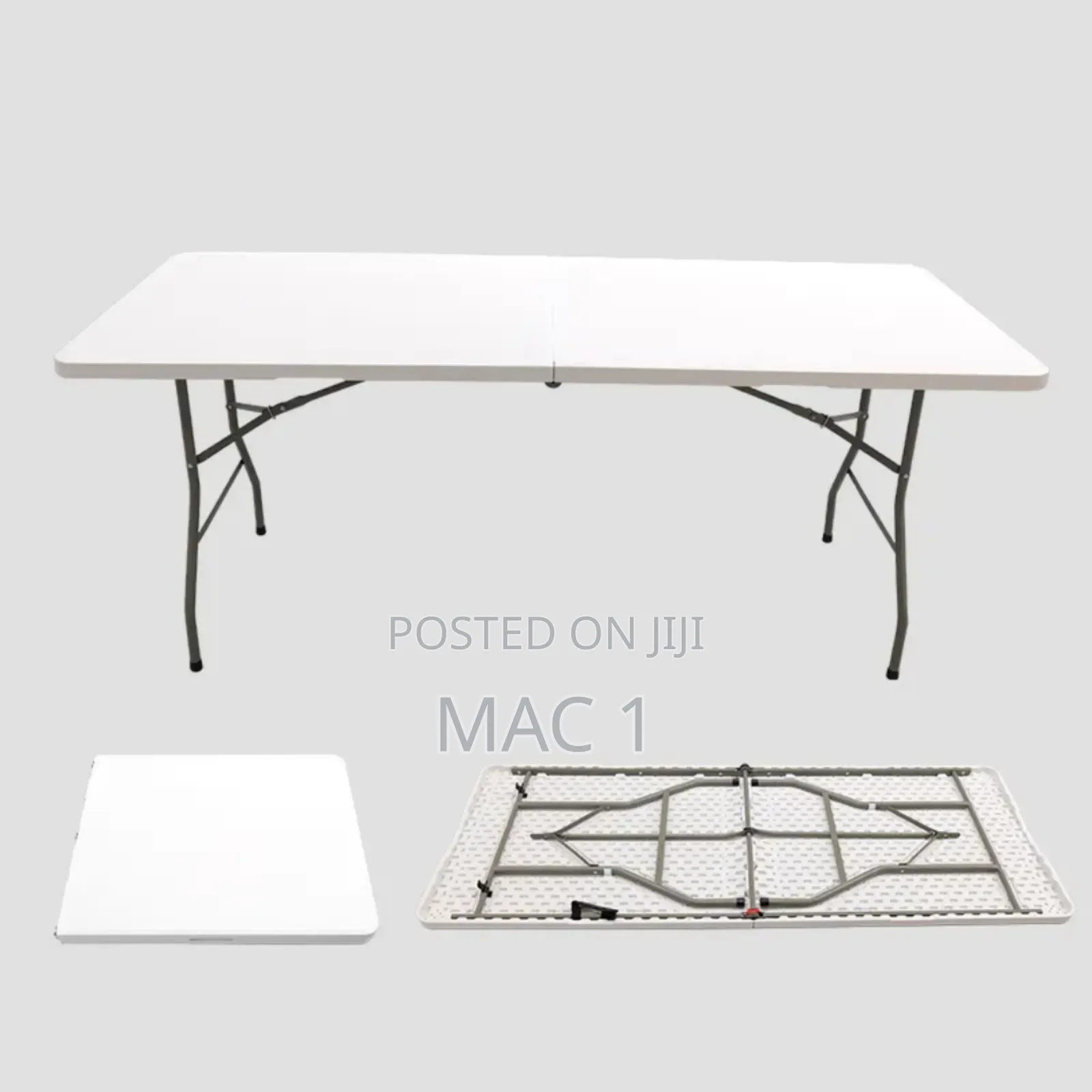 Strong Foldable Table In Plastic Length 1.2m