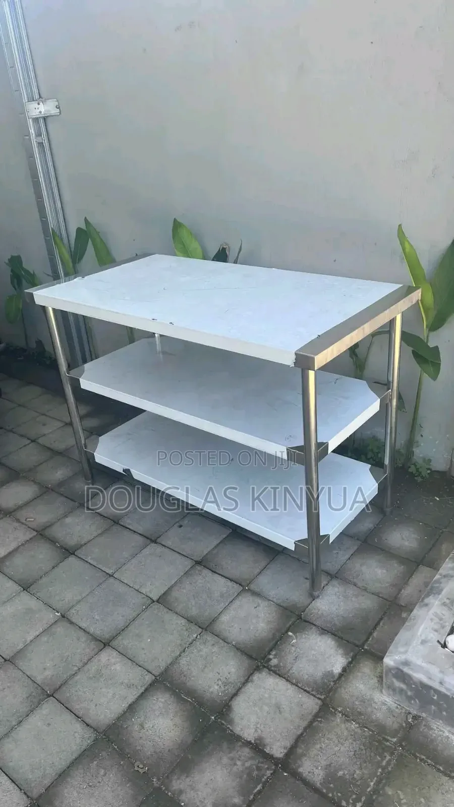 Three Tiers Stainless Steel Working Table.