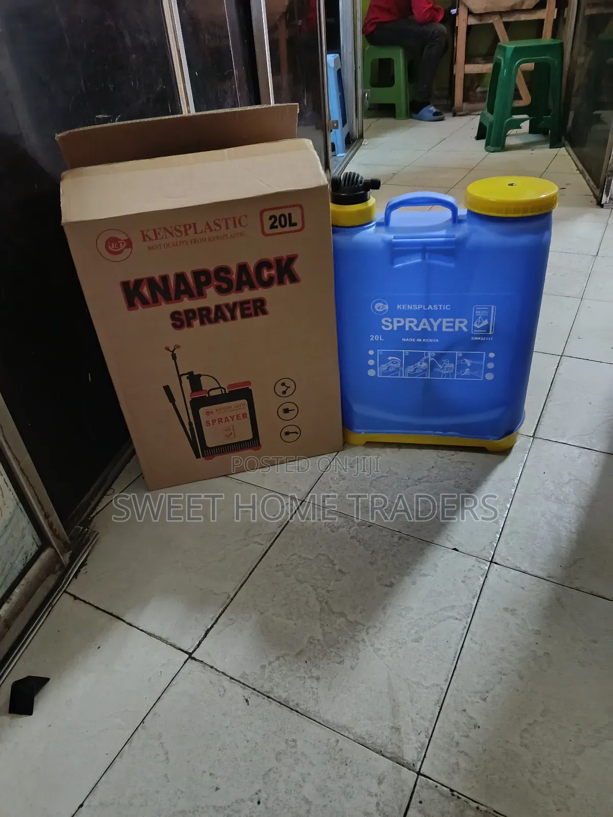Knapsack Sprayer Kensplastic Blue