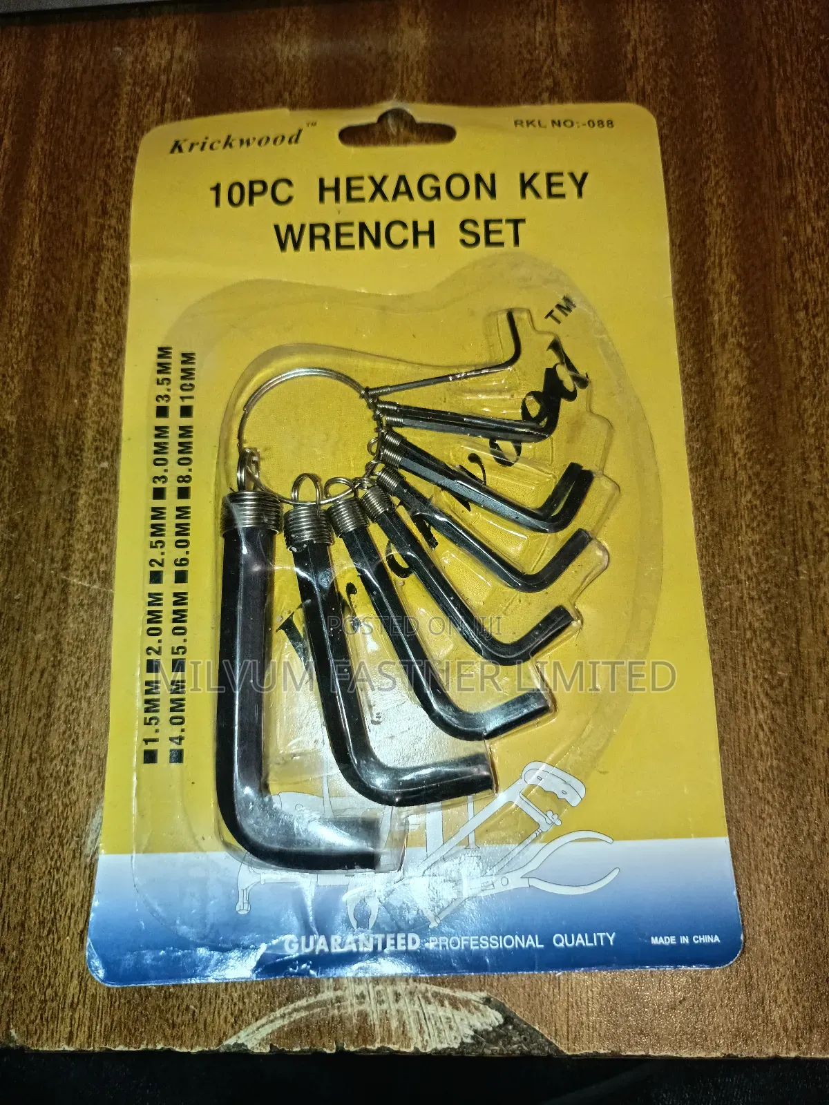 Allen Key 10pcs Set