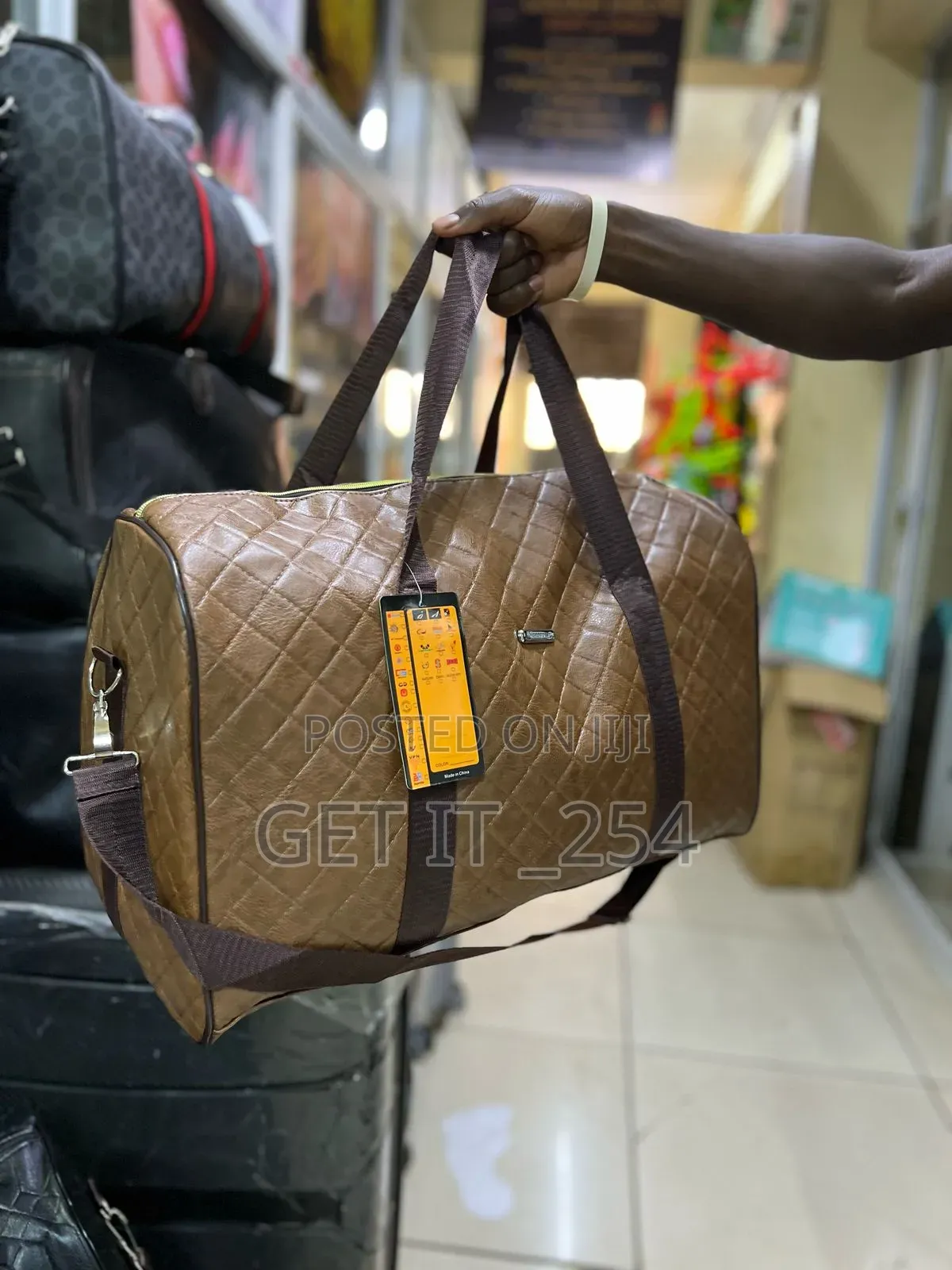 *High Quality Leather Duffel Bag