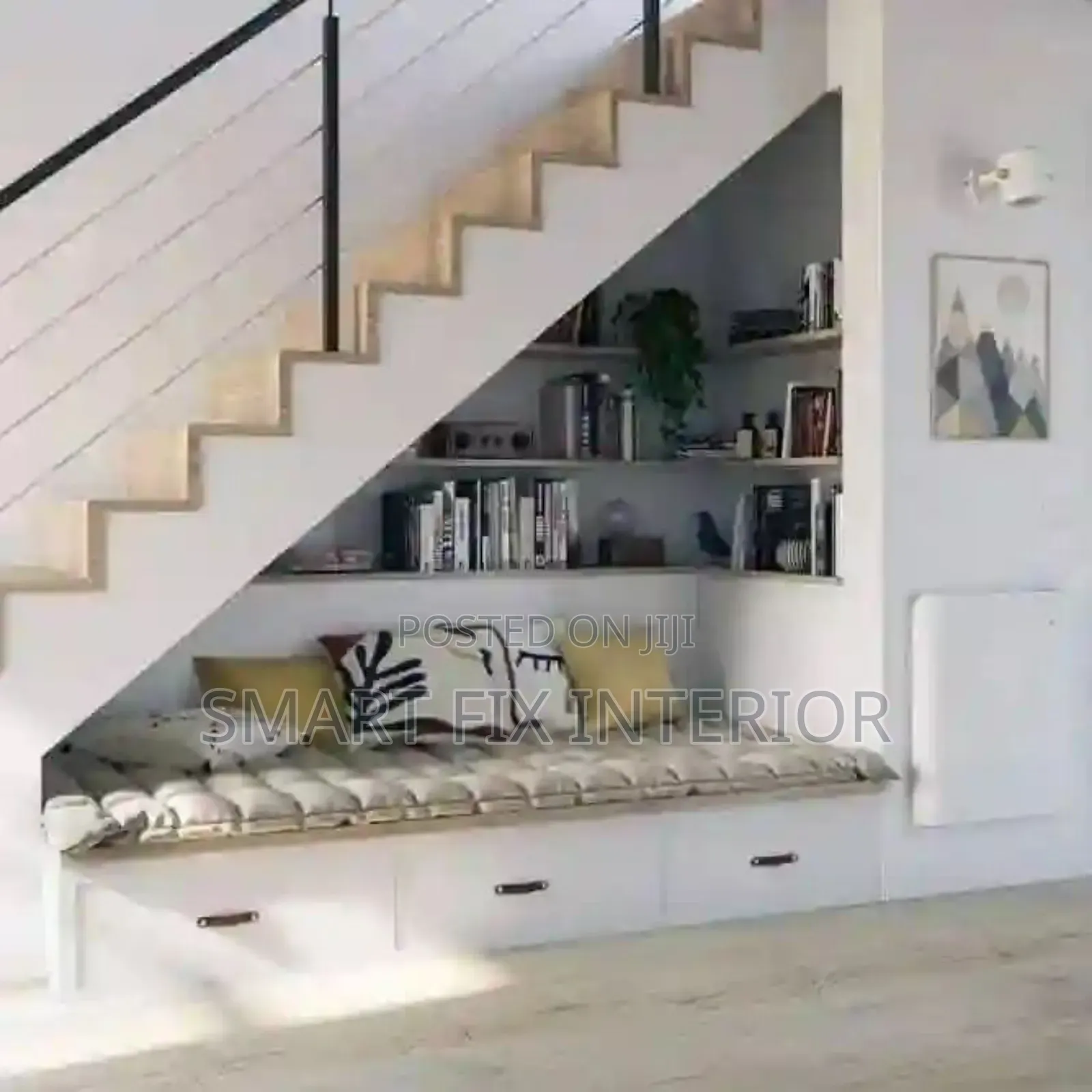 Staircase Step, Handrail and Finishes Installation