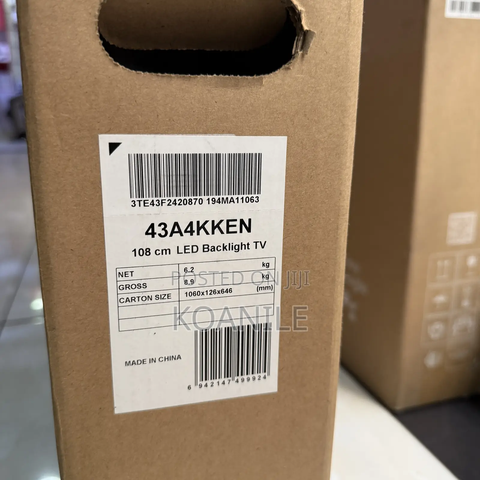 Hisense 43” Smart Tv (A4 Series)