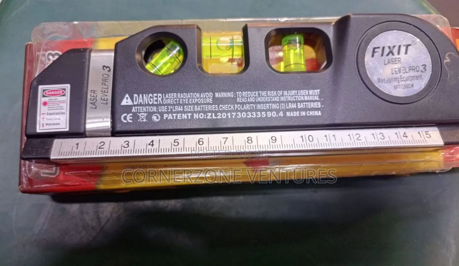 Spirit Level, Laser Level, Ruler