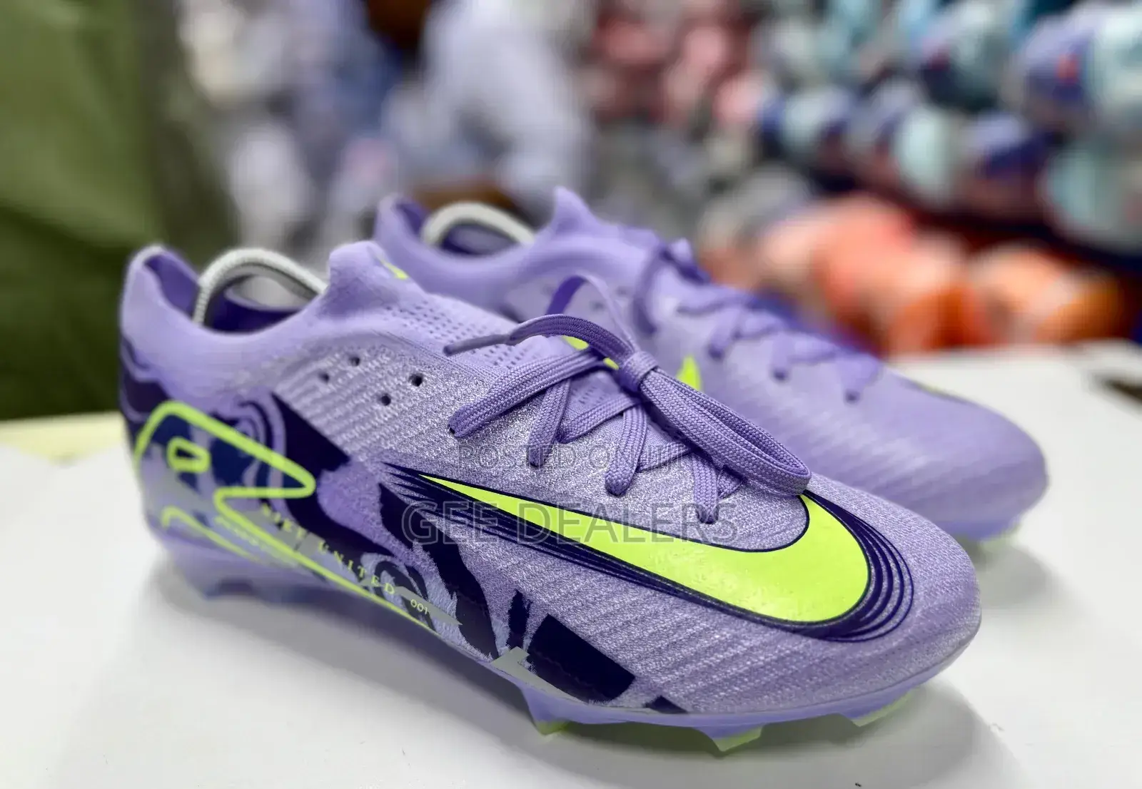 Purple Air Zoom Football Cleats, Nike Football Boots