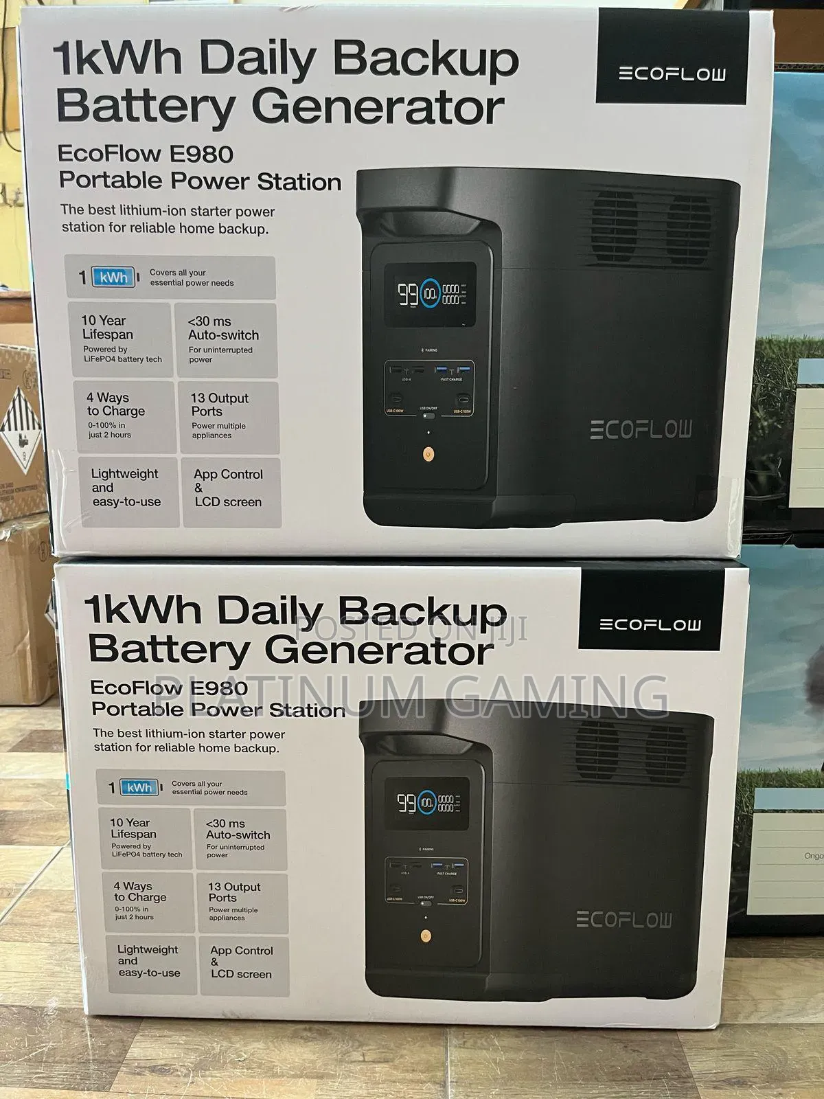Ecoflow Daily Backup Battery Generator