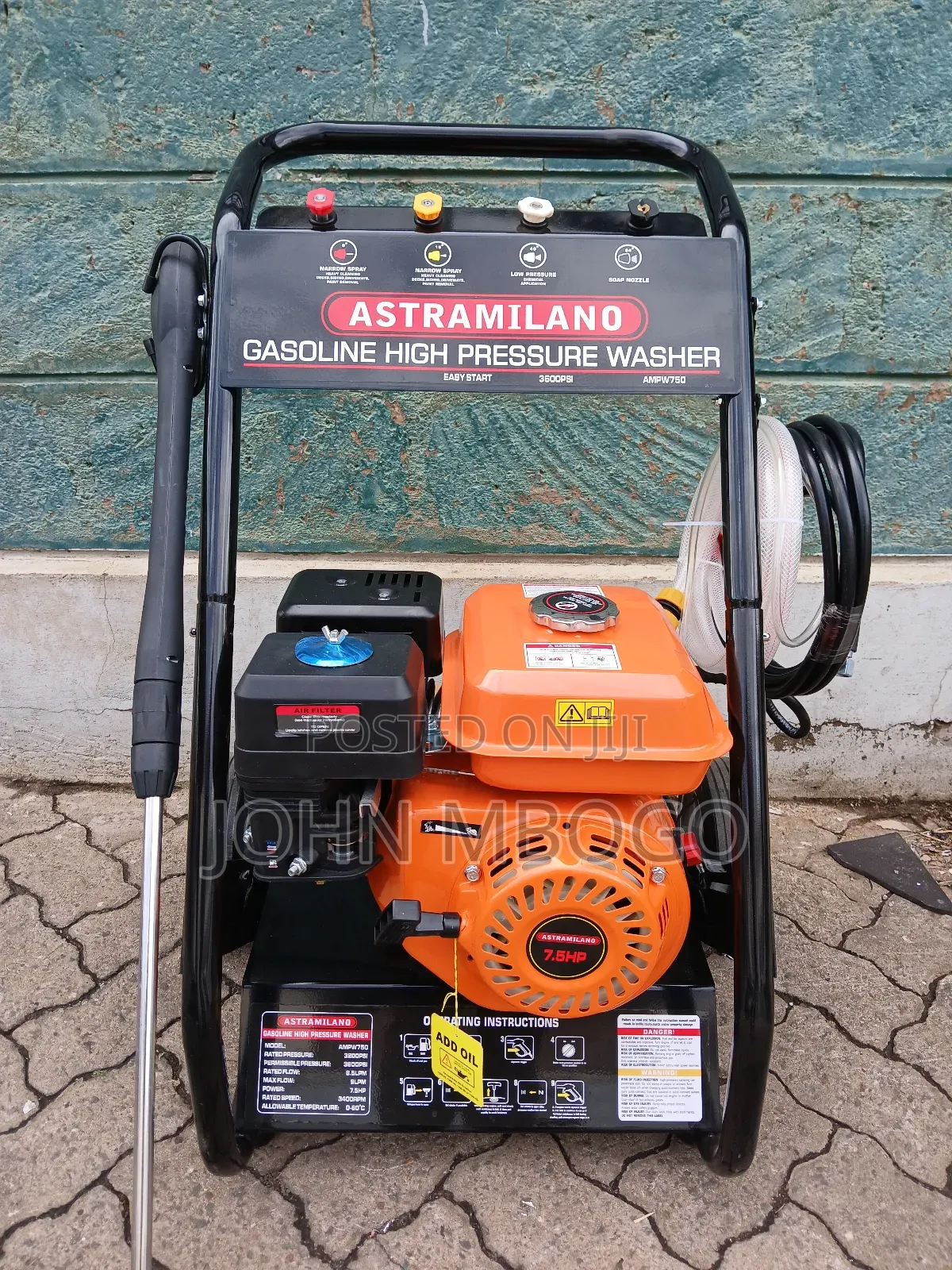 Astramilano Gasoline High Pressure Washer