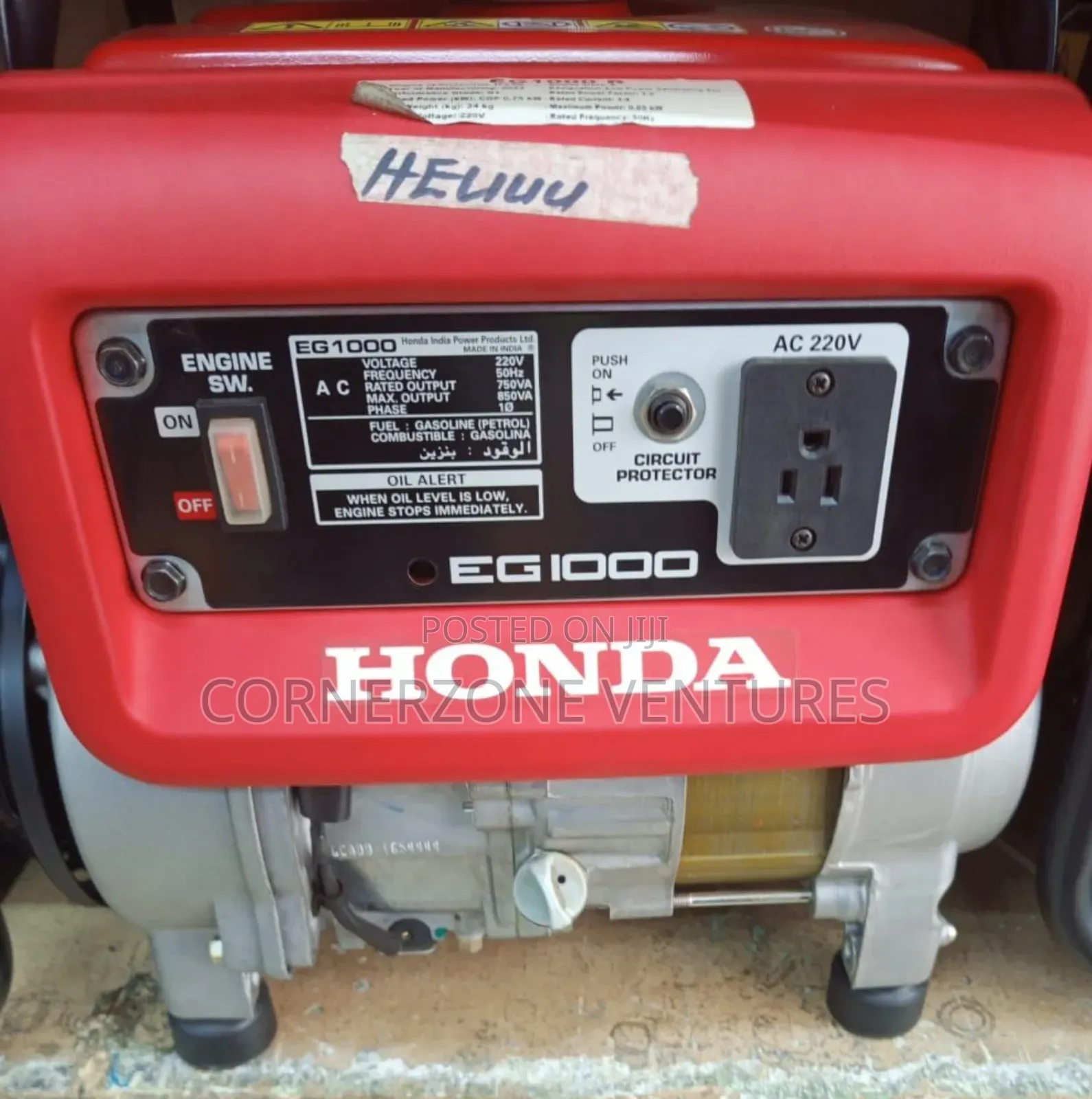 Honda 1kva Gasoline Generator