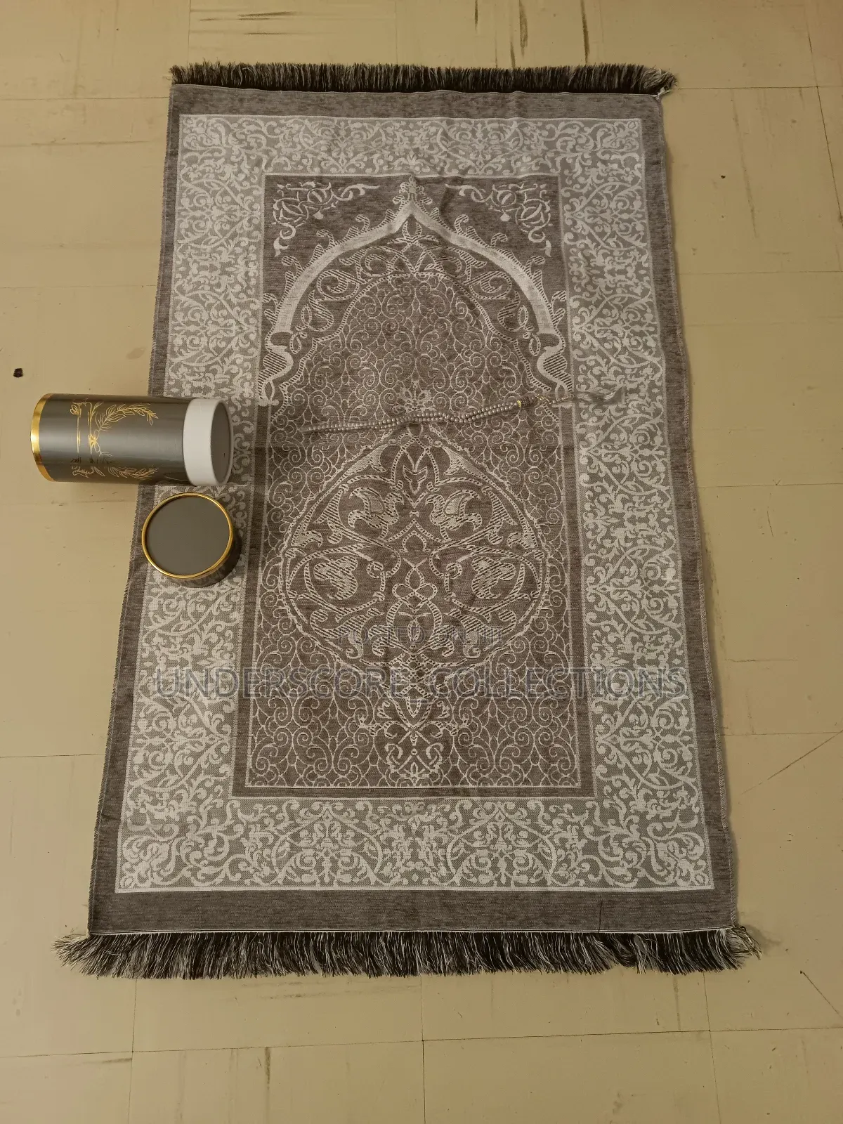 Unisex Grey Muslim Prayer Mats