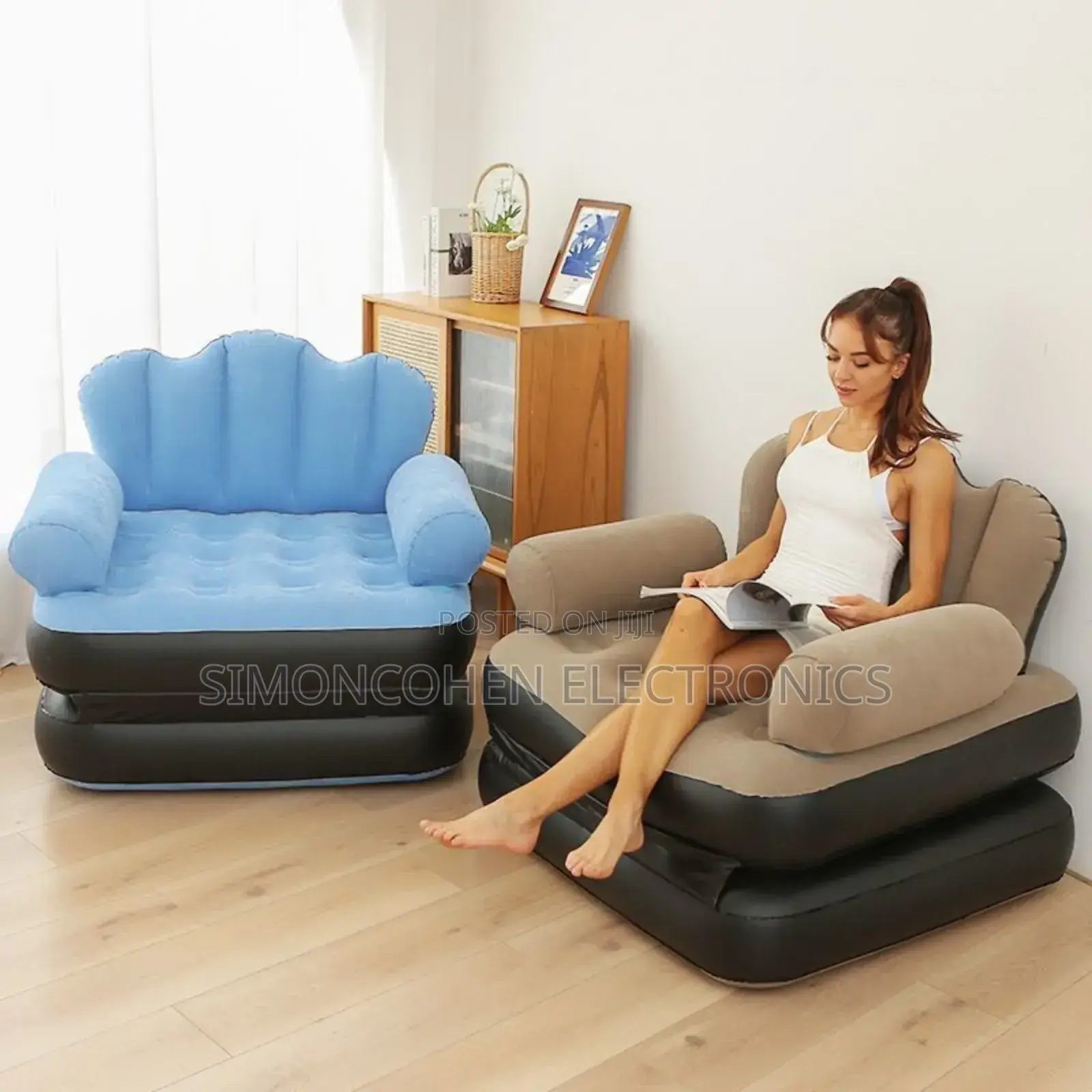 5 In 1 Inflatable Couch Lazy Sofa