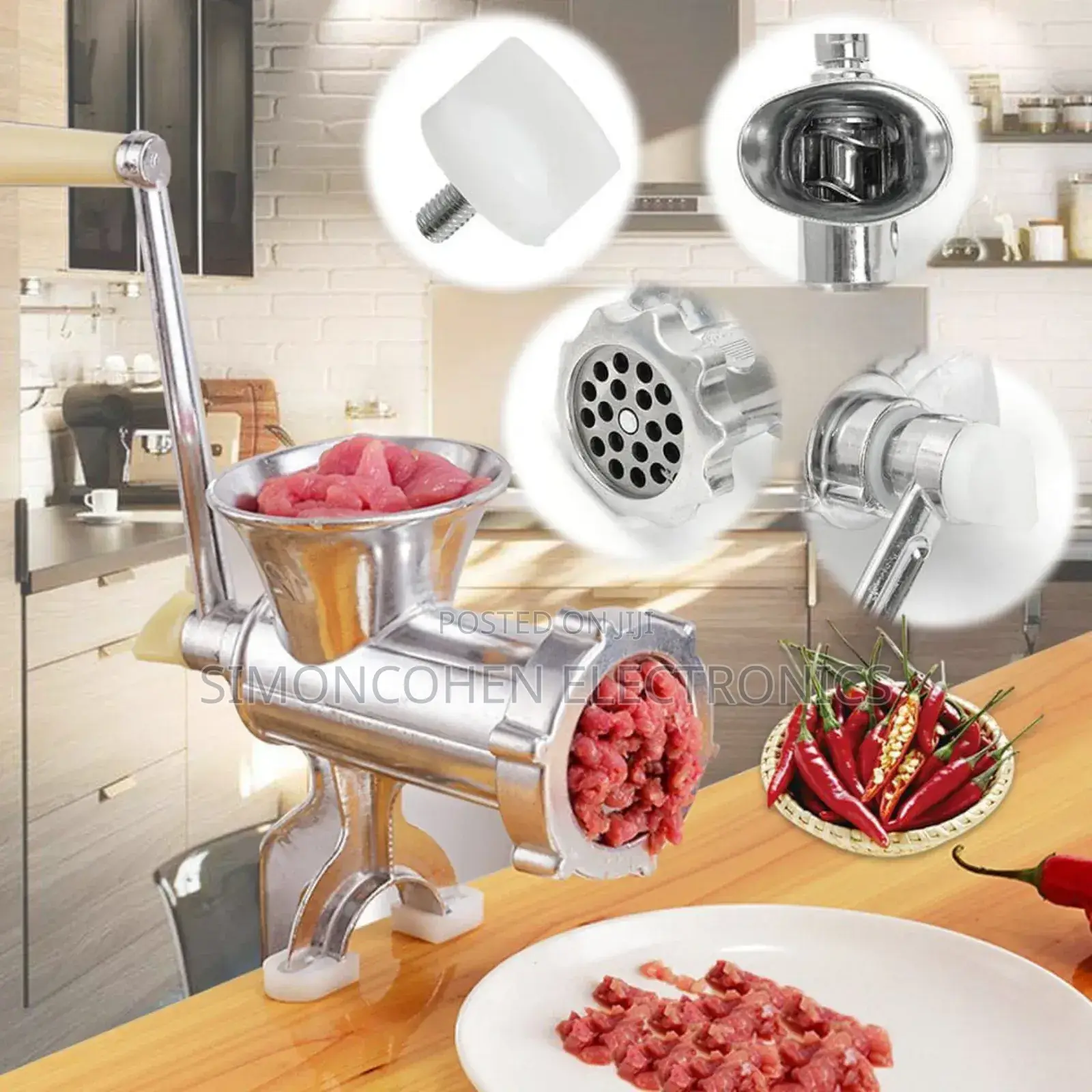 10 Inch Manual Aluminium Meat Mincer