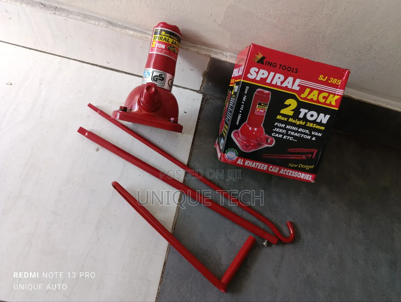 Portable 2-Ton Spiral Jack – Easy Safe Lifting