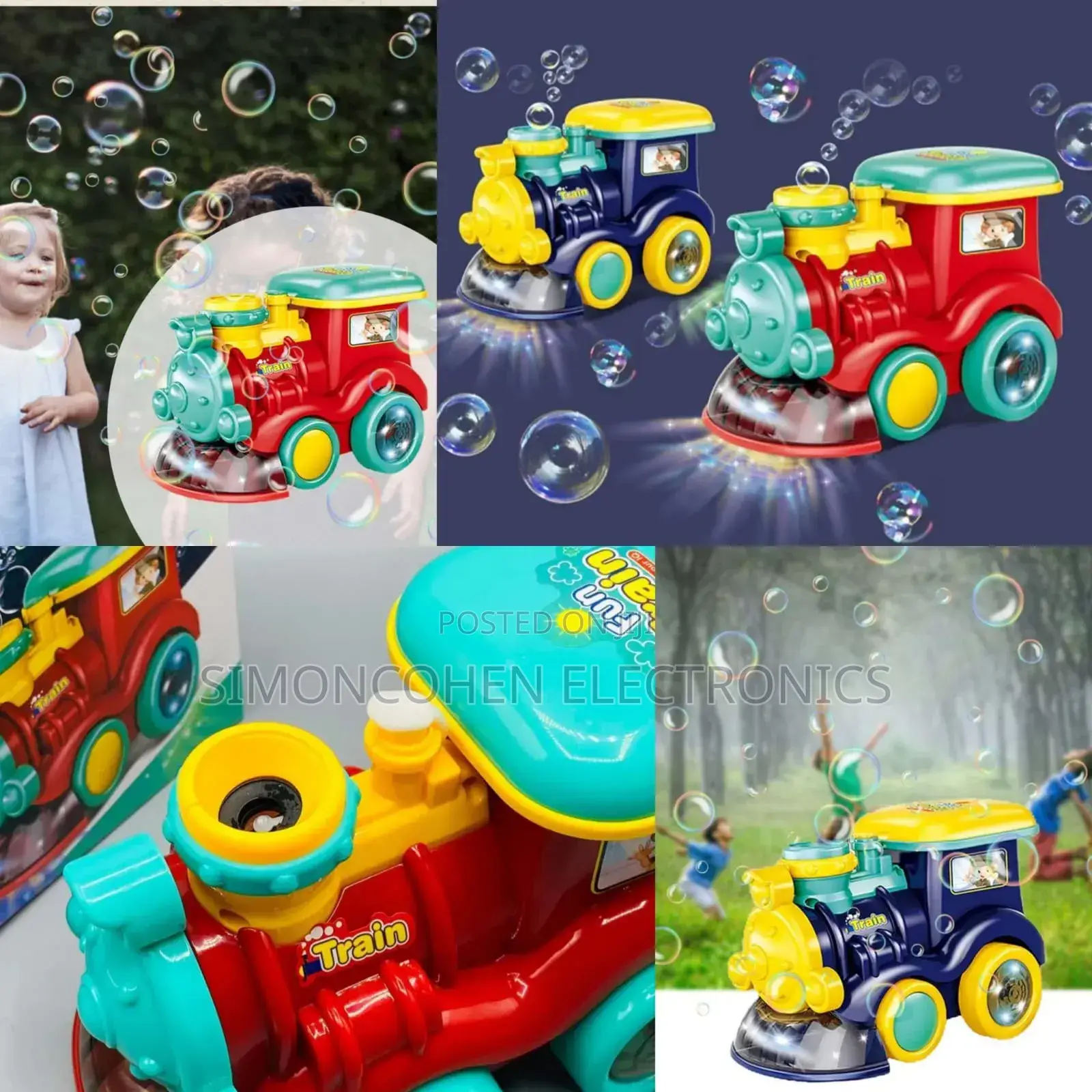 Bubble Machine Train Toy