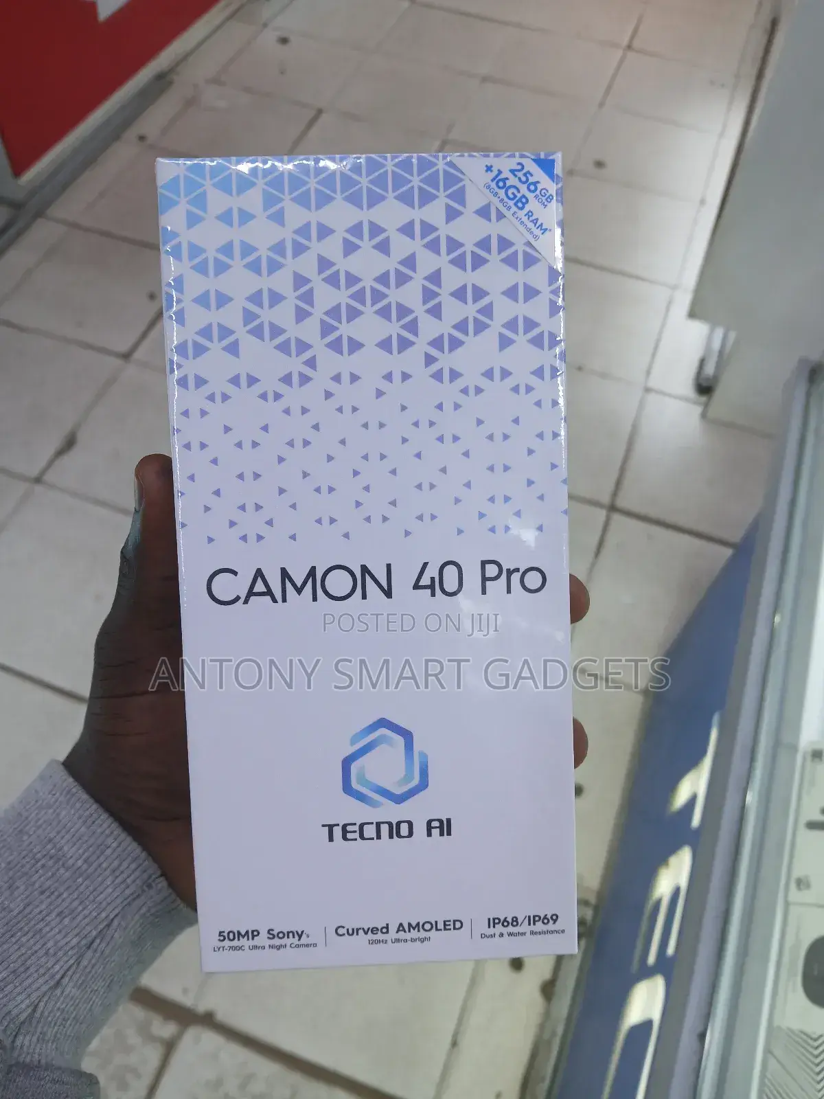 New Tecno Camon 40 Pro 256 GB Blue